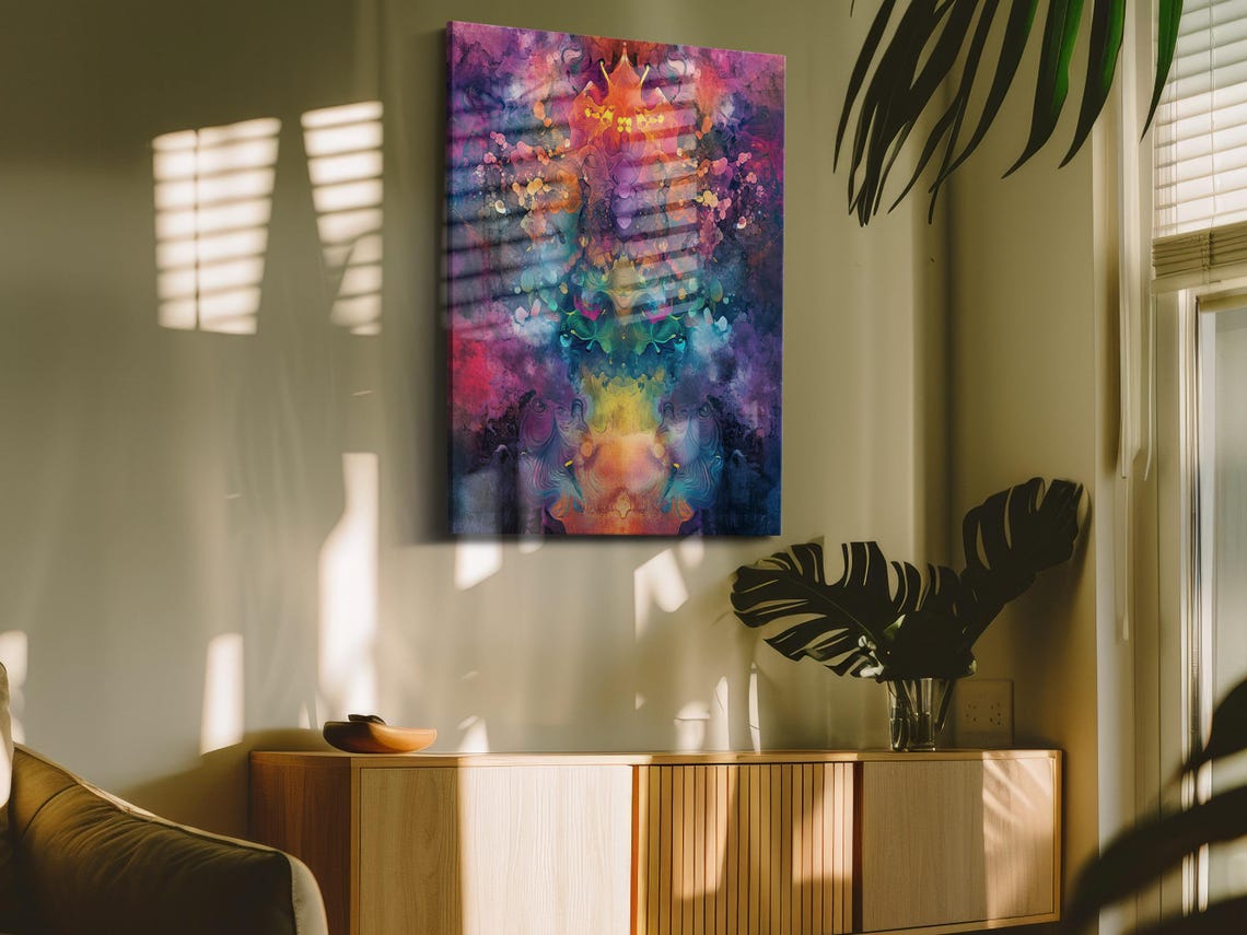 Inkblot Splash, Vibrant Abstract Art - Image 4