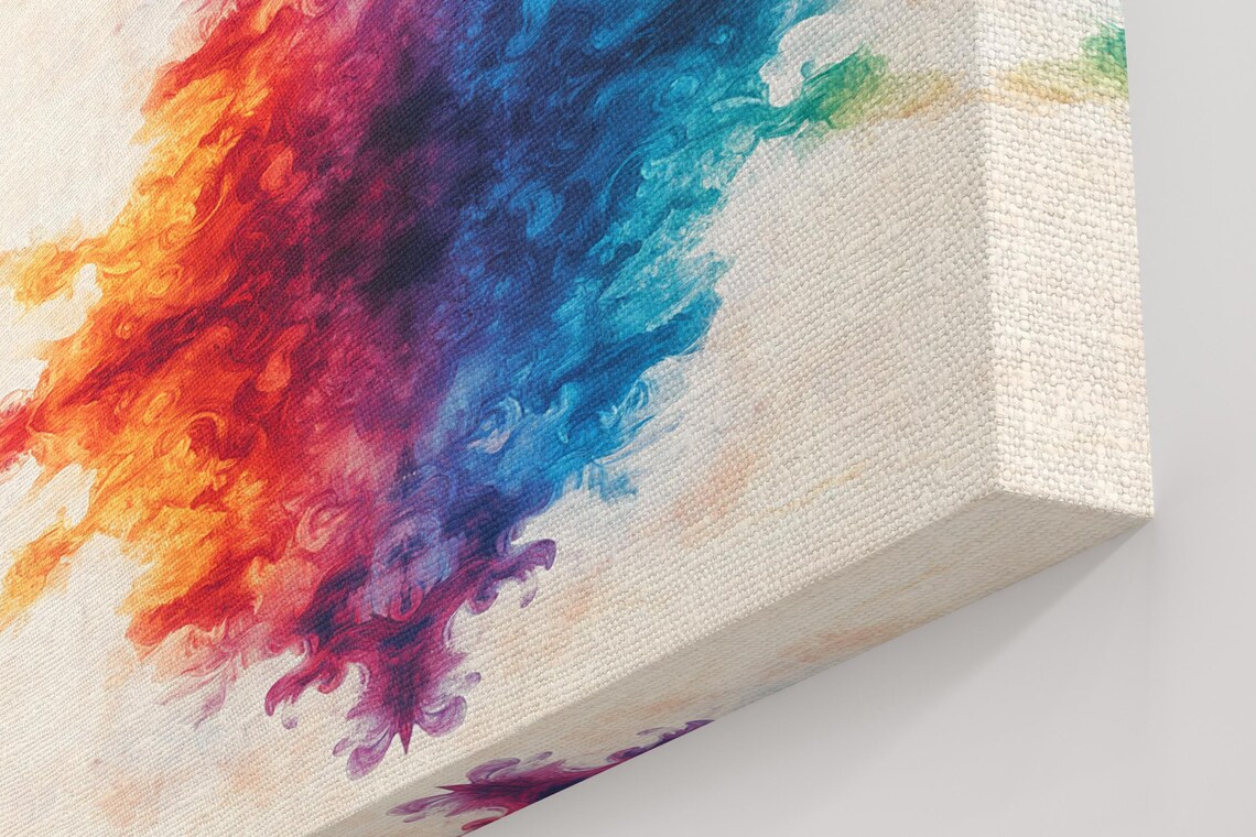 Ethereal Colorful Splash Art Print - Image 5