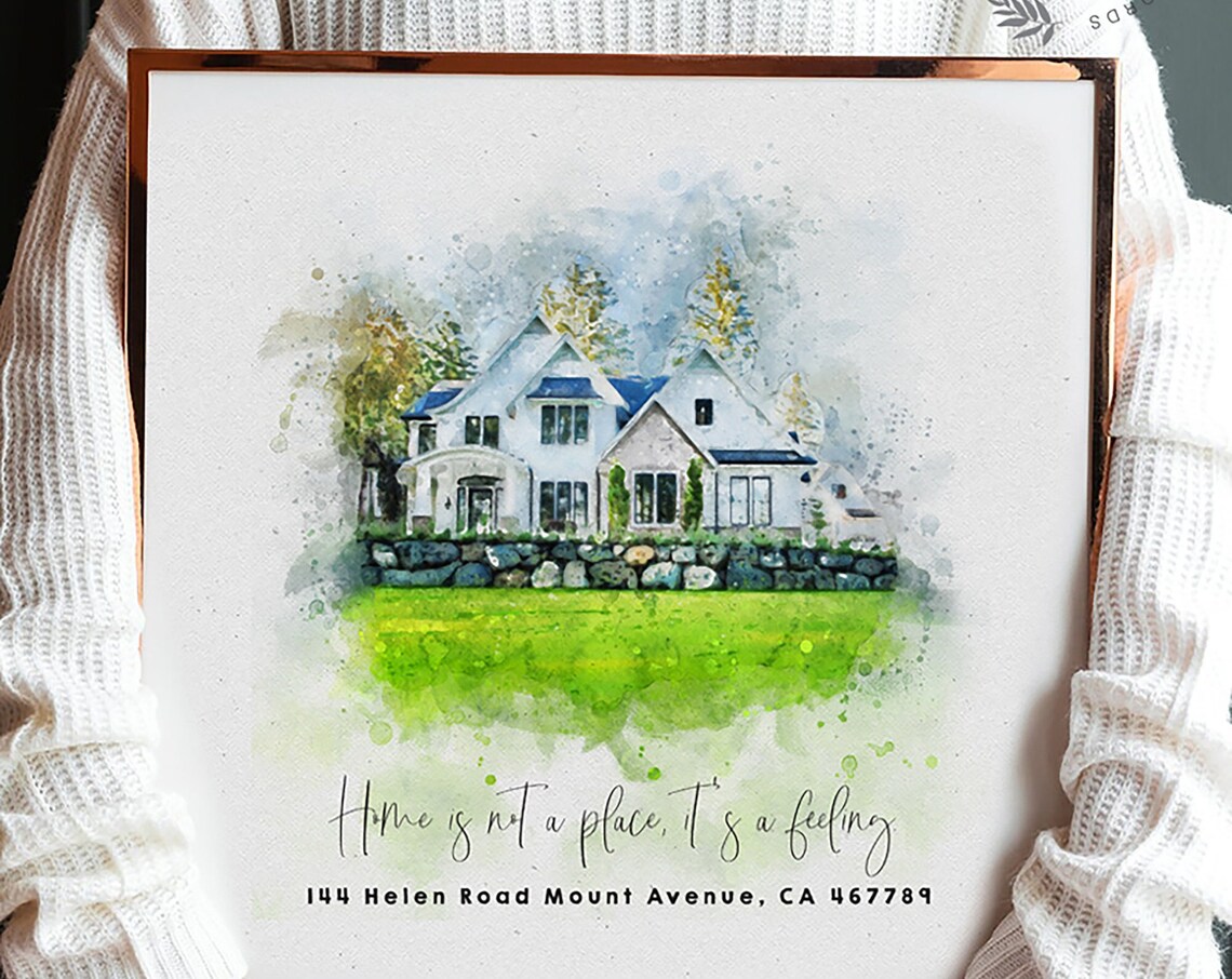 Personalized Wedding Venue Sketch, Anniversary Art Print - Image 3
