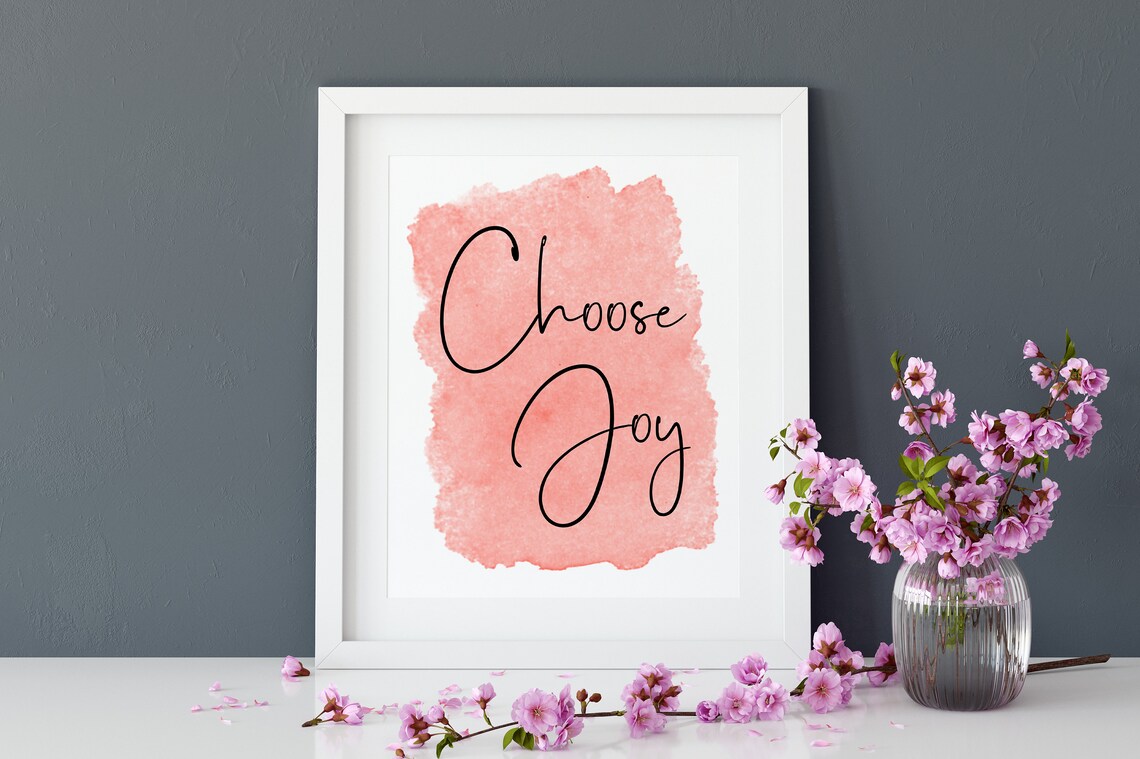 Choose Joy Inspirational Words, Positive Quote Decor - Image 2