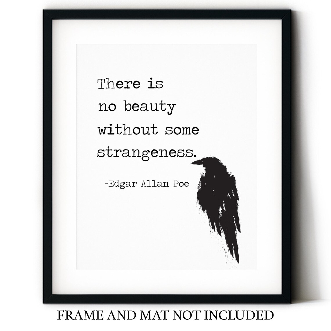 No Beauty Without Strangeness, Edgar Allan Poe Art Print - Image 2