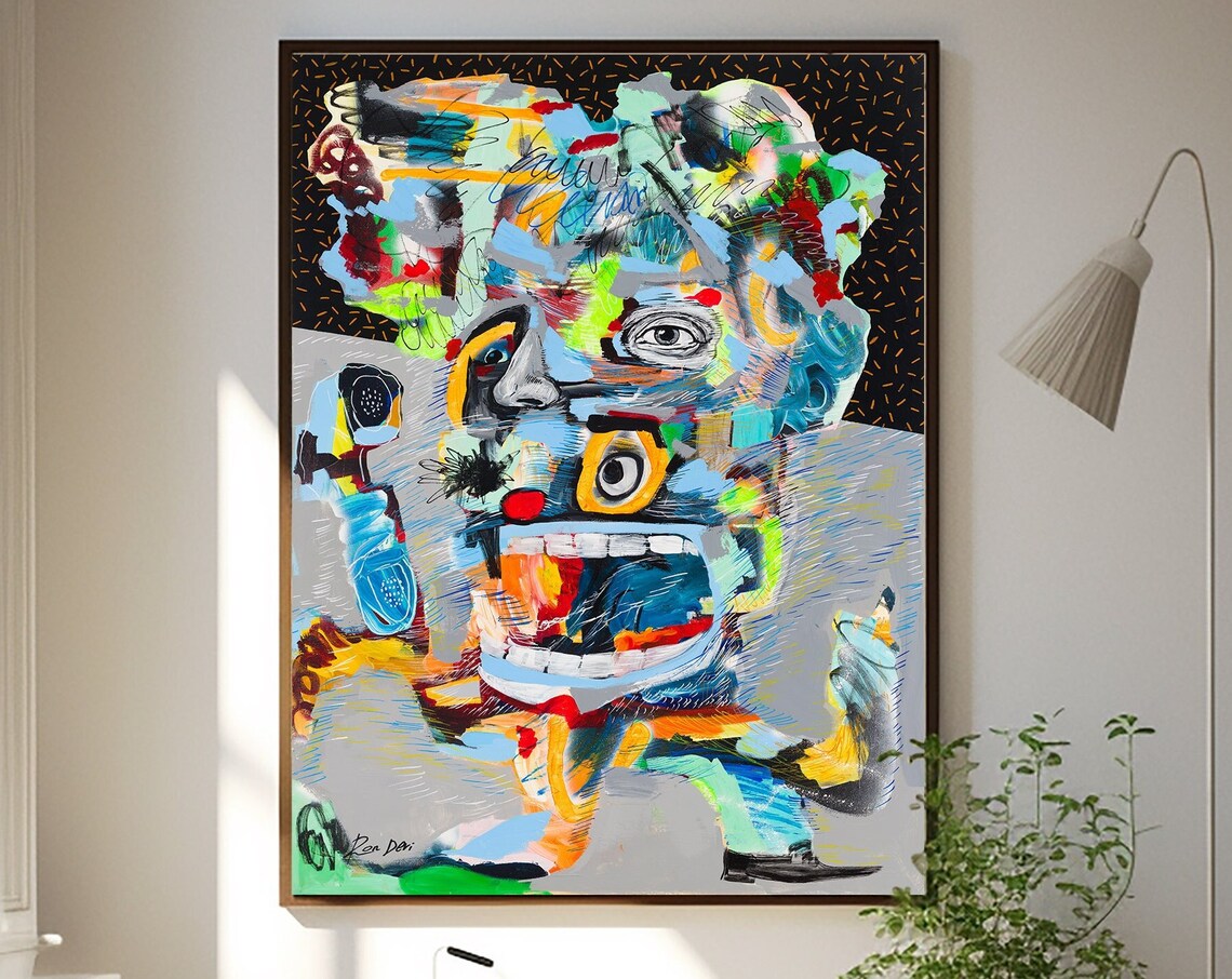 Ron Deri Transformation Modern Abstract Art Print