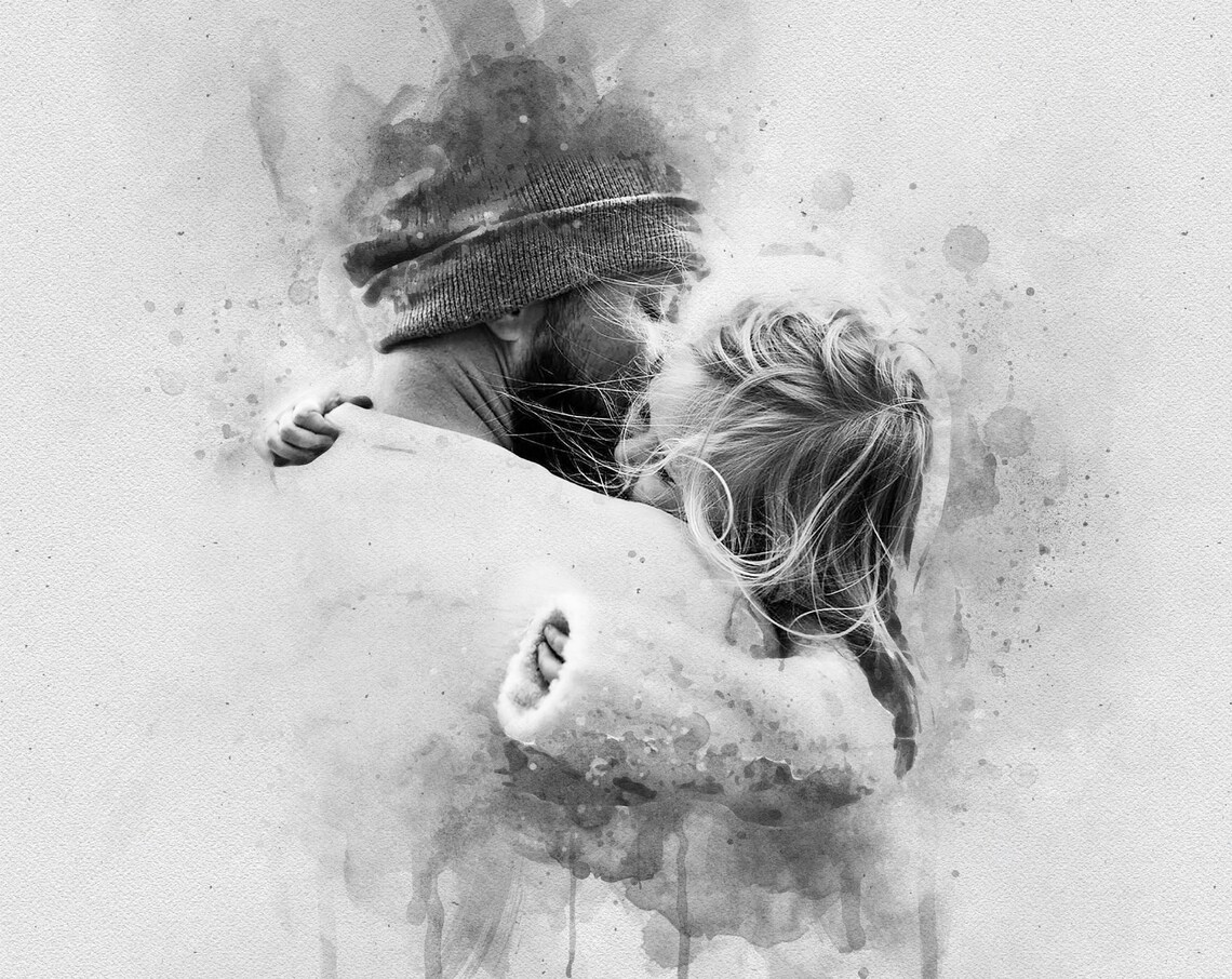 Father's Day Gift From Wife, Daughter & Grandkids Art Print