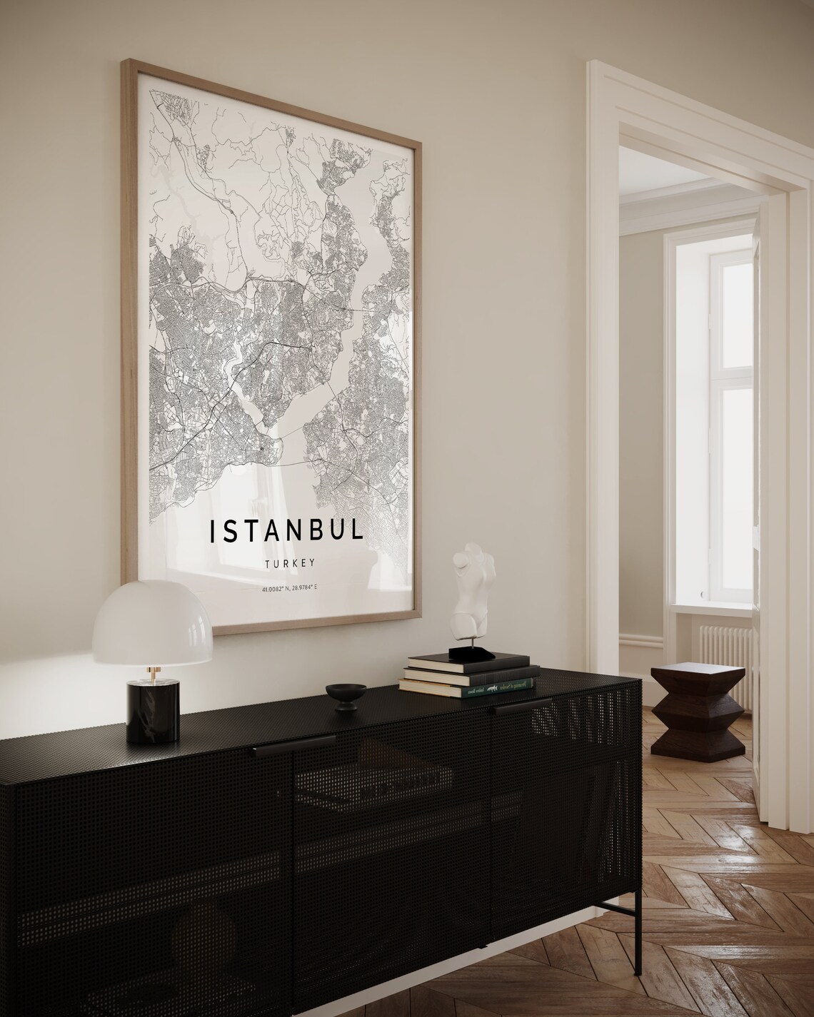 Minimal Istanbul City Map, Turkey Travel Poster - Image 3
