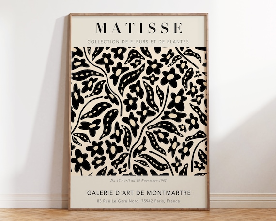 Matisse Floral Botanical Cut Outs Art Print