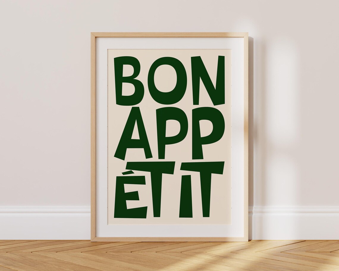 Bon Appetit Mid-Century Kitchen Art Print - Image 3