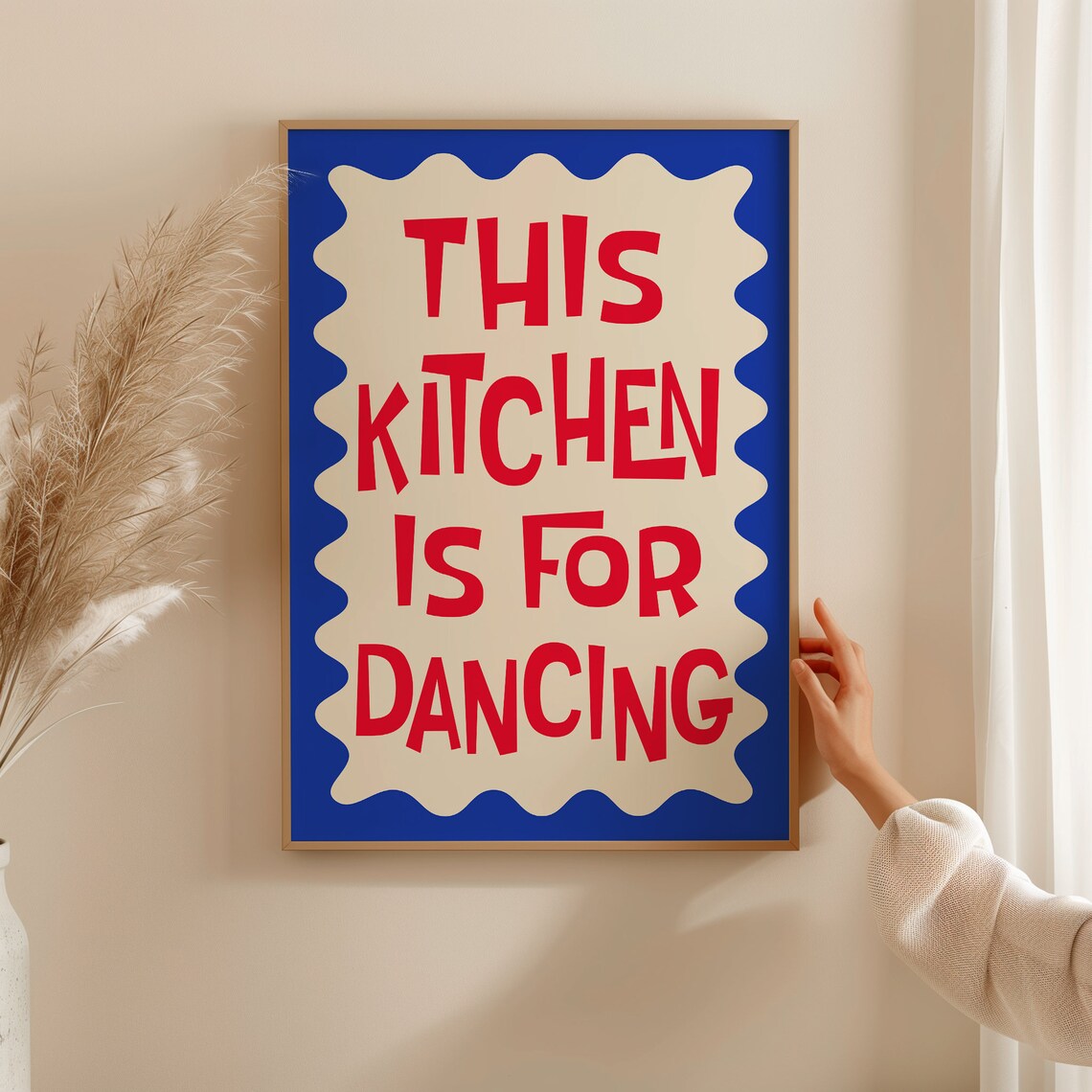 This Kitchen Is For Dancing Mid-Century Poster - Image 3