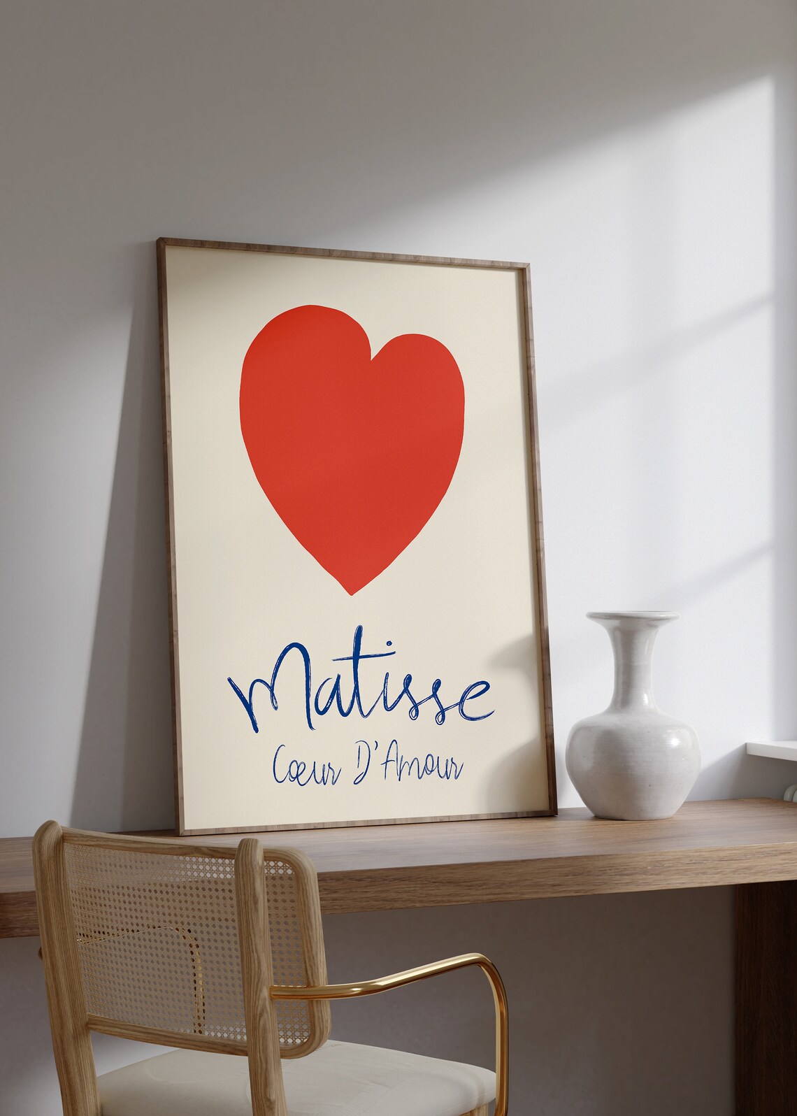 Matisse Cut-Out Heart, Mid-Century Art Print - Image 2