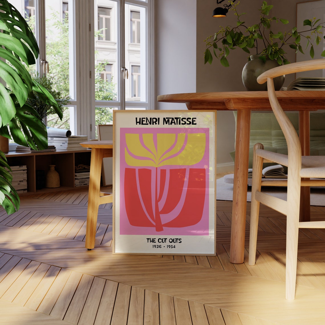 Henri Matisse The Cut Outs Abstract Flower Exhibition Poster - Image 2