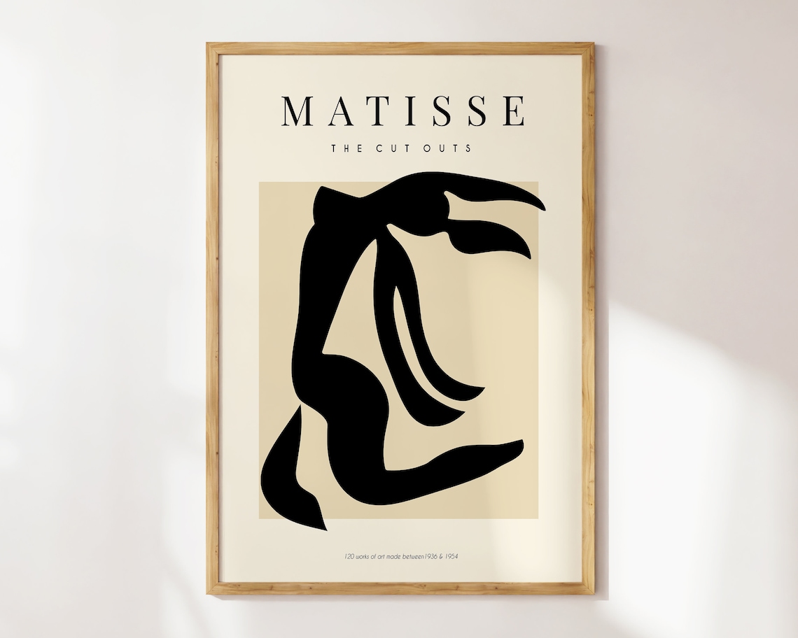 Matisse Abstract Women Art Print, Minimal Figure