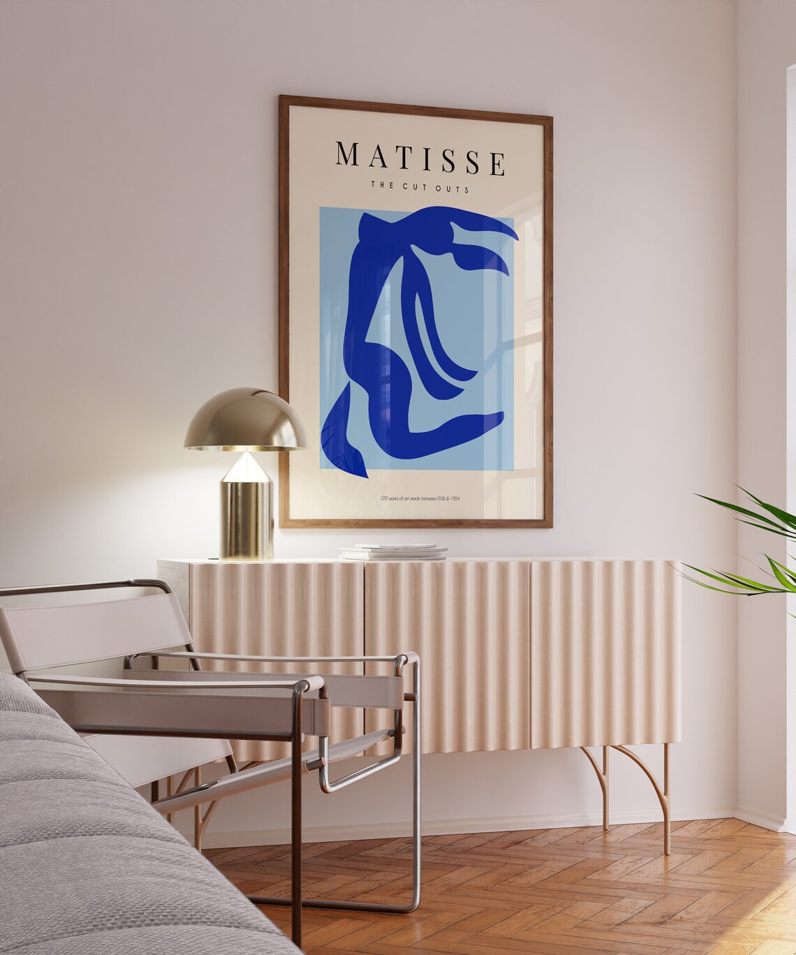 Matisse The Cut Outs Blue Figure 1936 1954 Exhibition Poster - Image 2