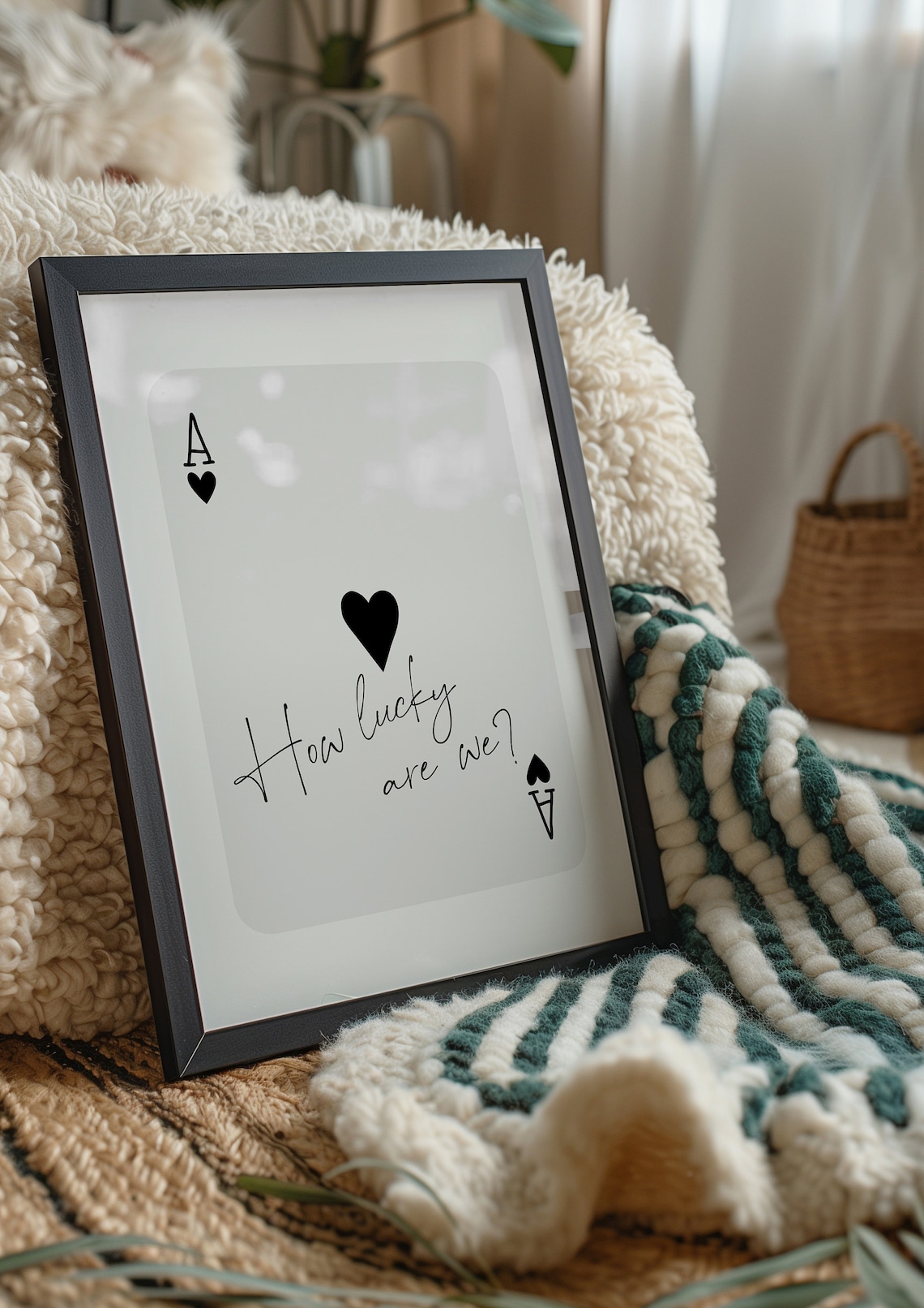 Ace Of Hearts Aesthetic Playing Card Art Print - Image 3