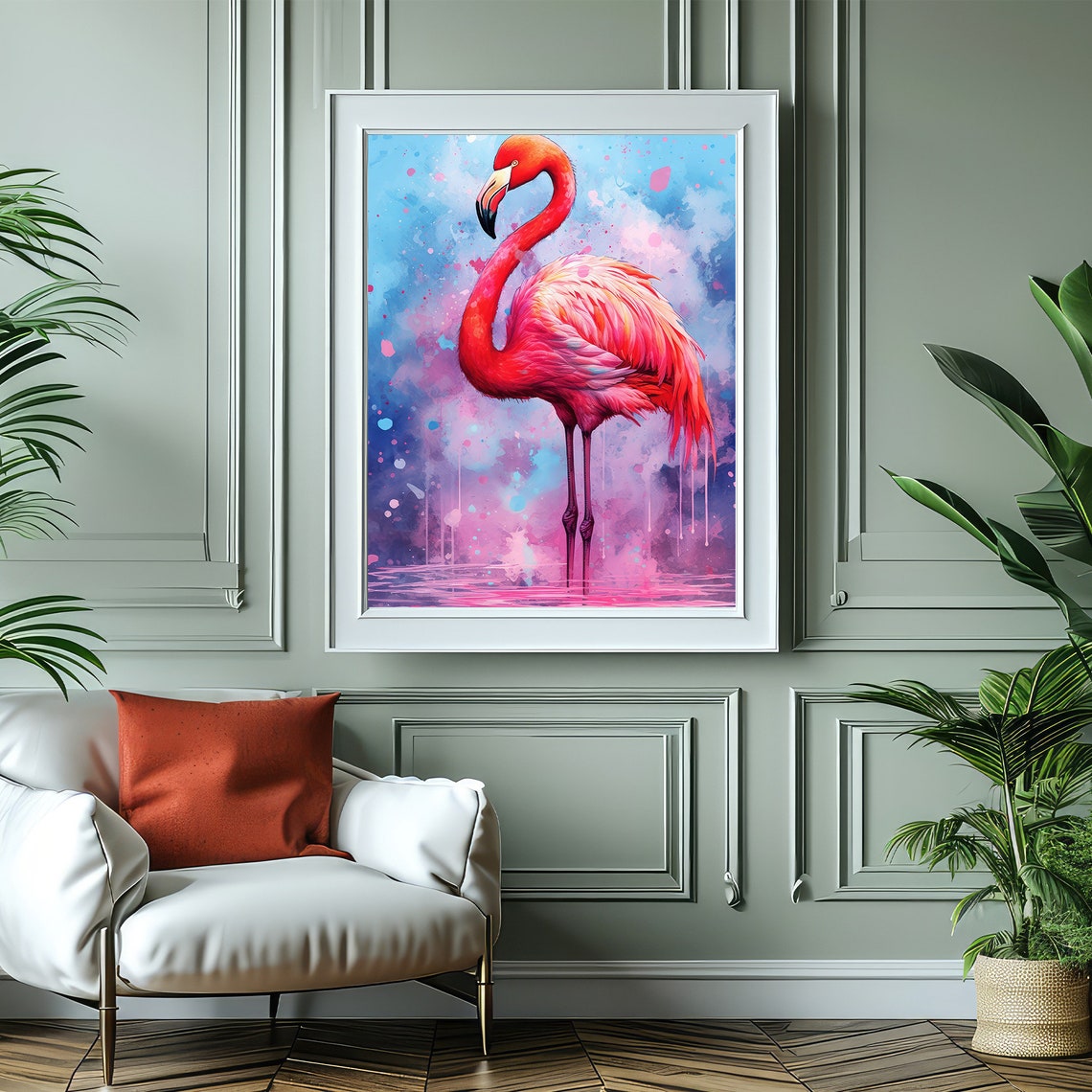 Swan With A Pink Flower Print Soft Girl Aesthetic Painting Dreamy Balletcore Wall Art Pastel Coquette Aesthetic Teen Girl Bedroom Bow - Image 5