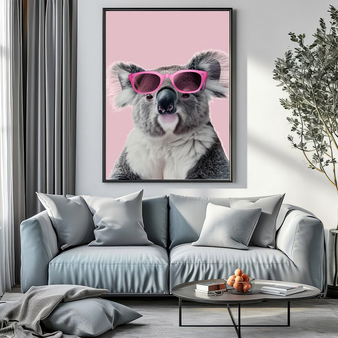 Funny Koala Print, Nursery Decor Animal Art Print - Image 2