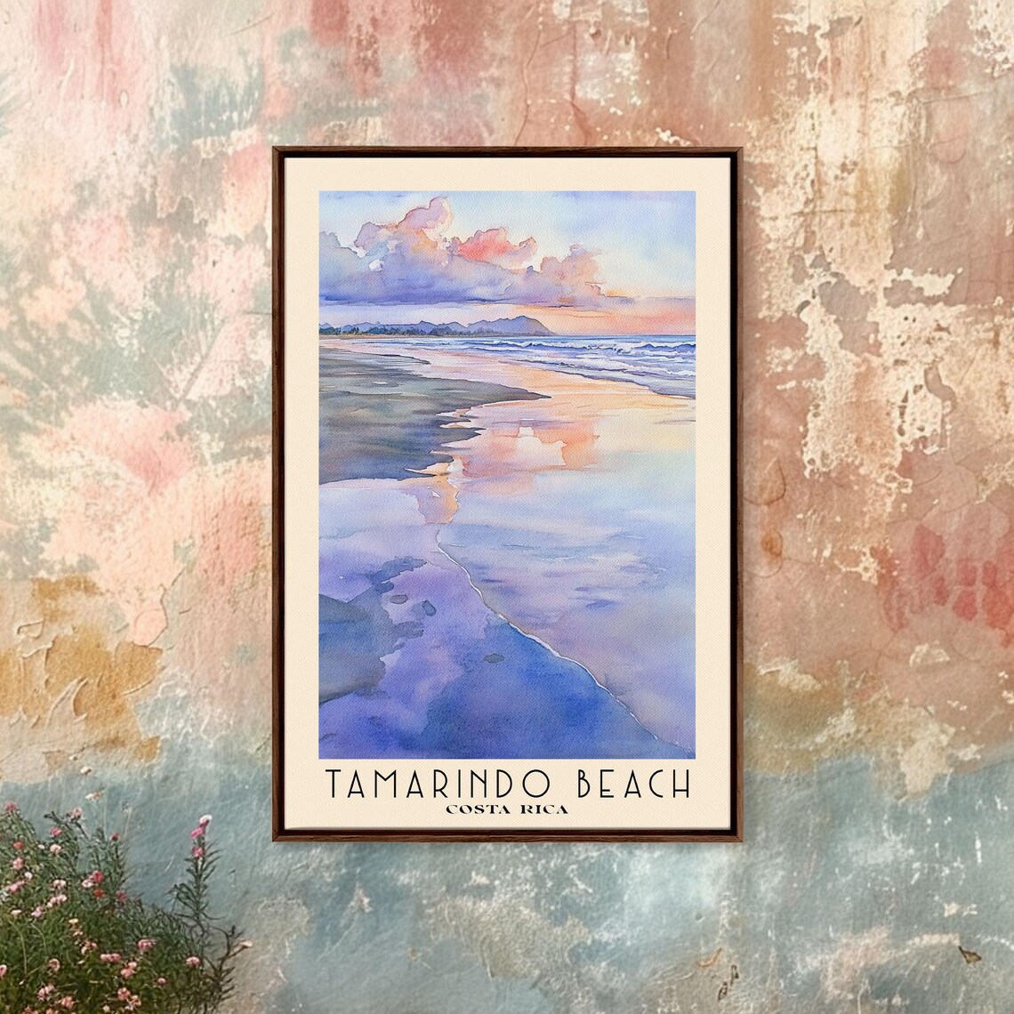 Tamarindo Beach Costa Rica Watercolor Art Print - Image 4