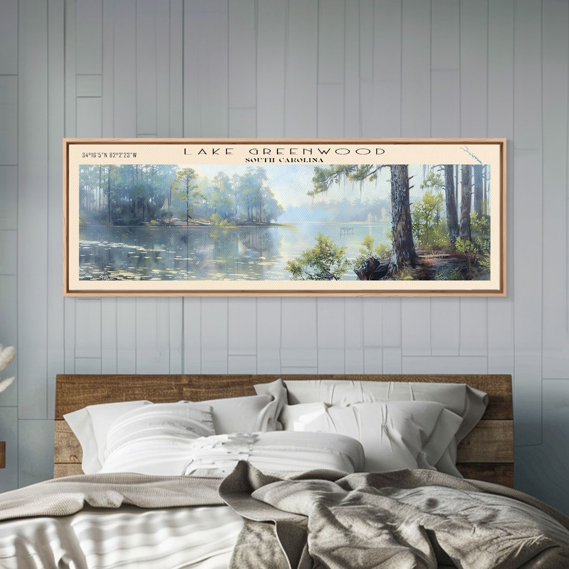 Lake Greenwood South Carolina Travel Poster, Landscape - Image 3