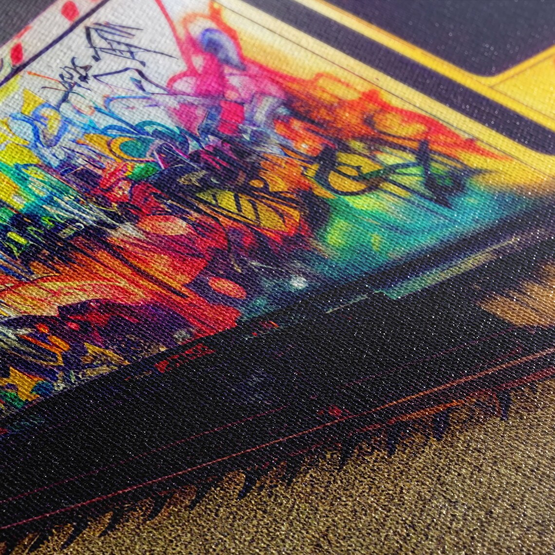 Train Box Car Graffiti Art Print, Panoramic - Image 2