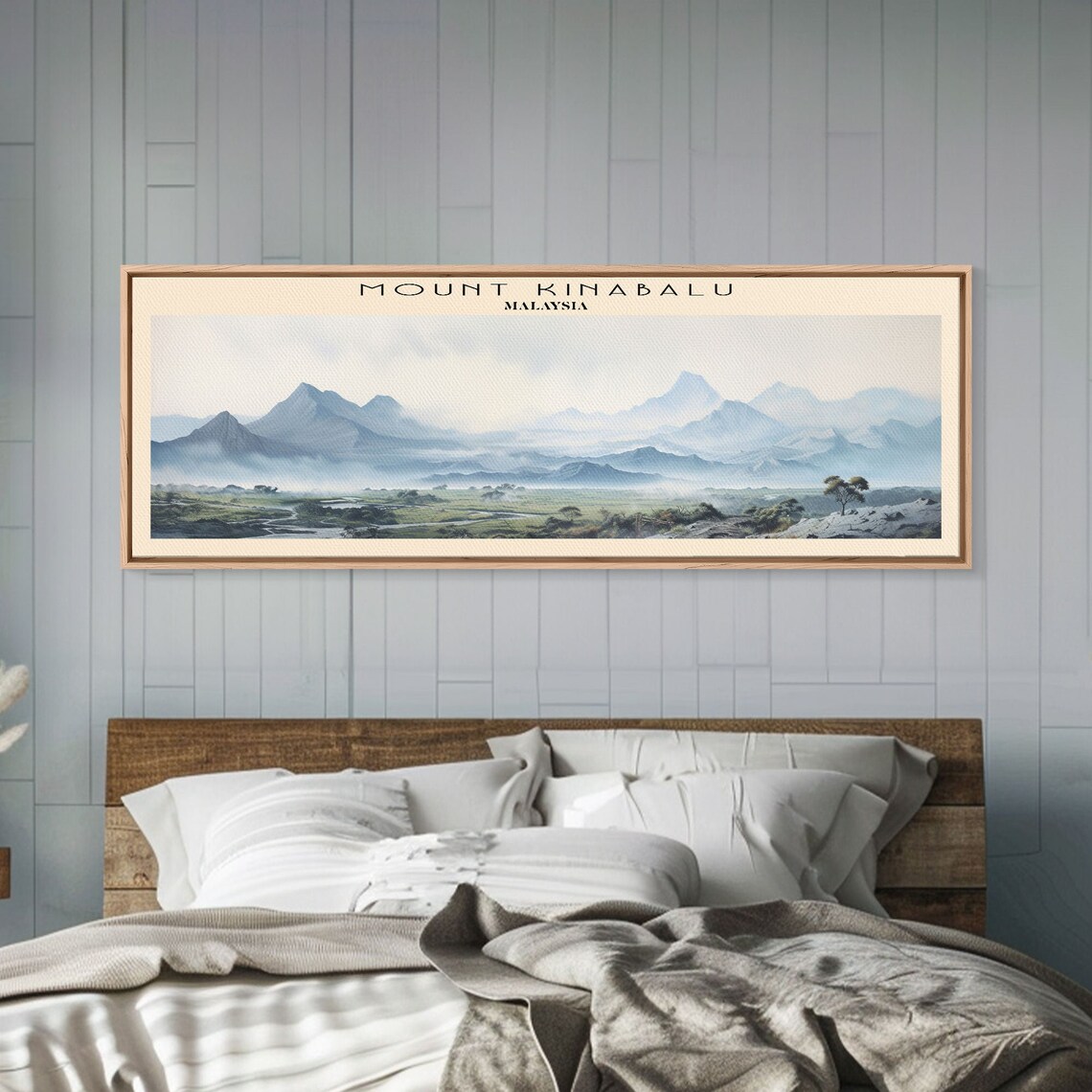 Mount Kinabalu Panoramic Travel Poster, Malaysia - Image 3