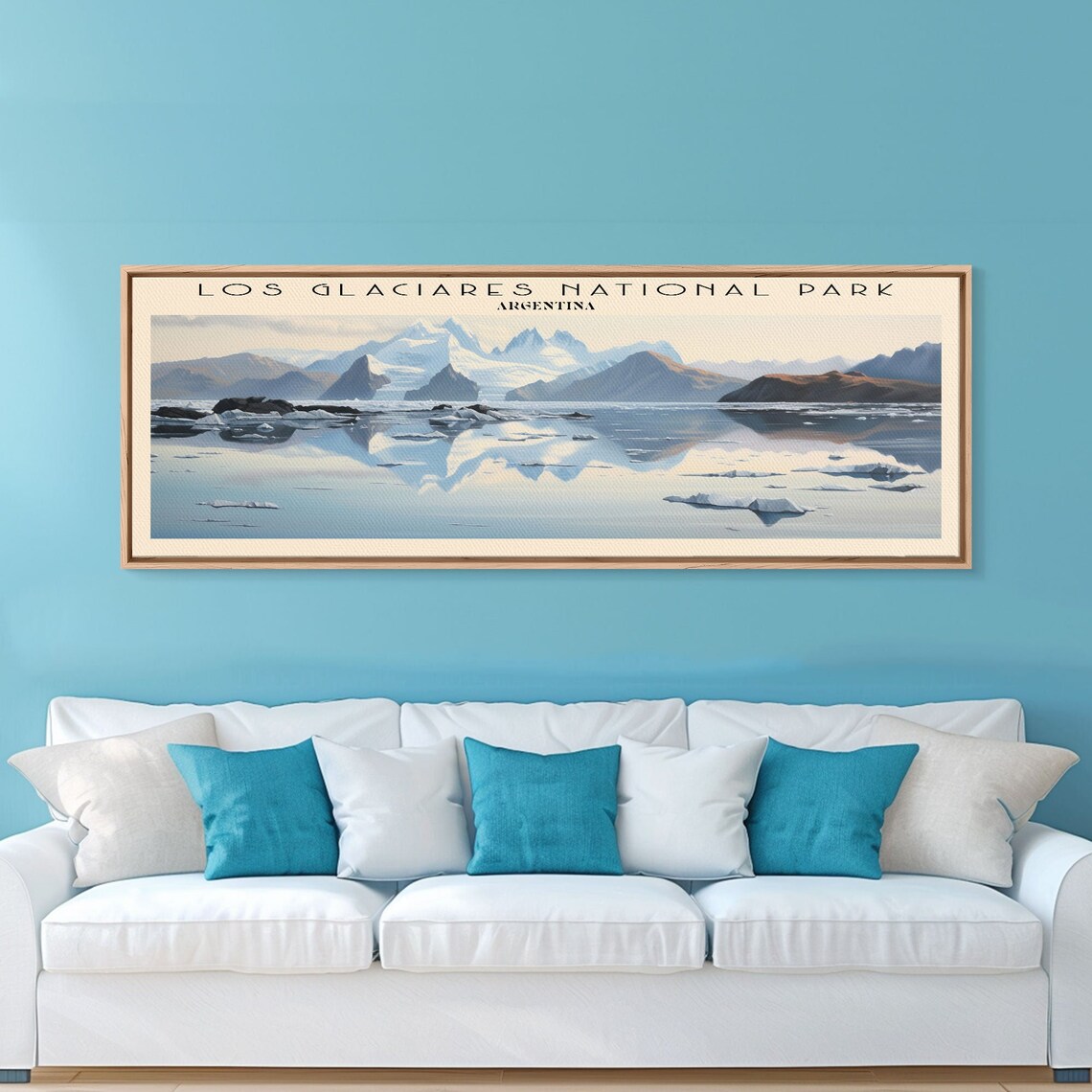 Los Glaciares Argentina Glacier Lake Iceberg Mountain Travel Poster - Image 5