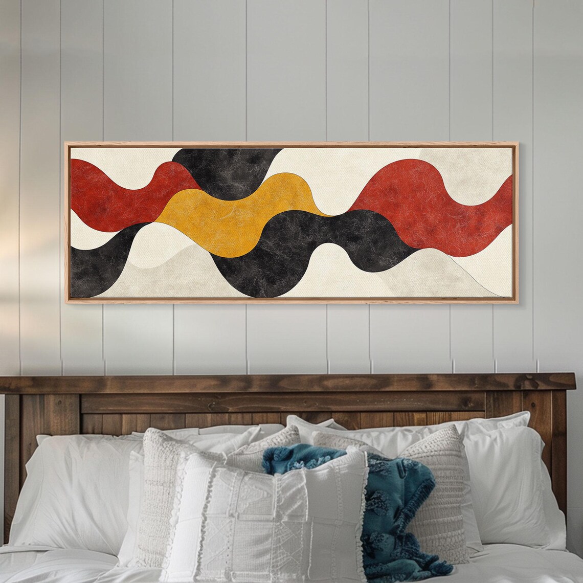 Neutral Abstract Geometric Shapes Pattern, Minimalist - Image 5