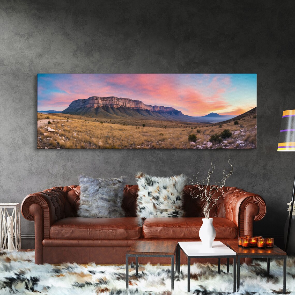Guadalupe Mountains National Park Panoramic Art Print - Image 3