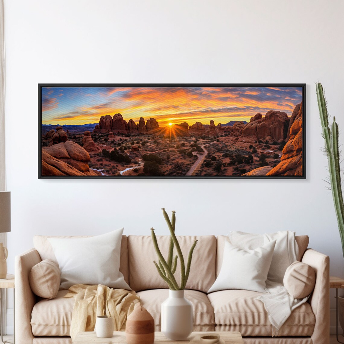 Arches National Park Utah Sunset Red Rock Fins Photography Print - Image 5