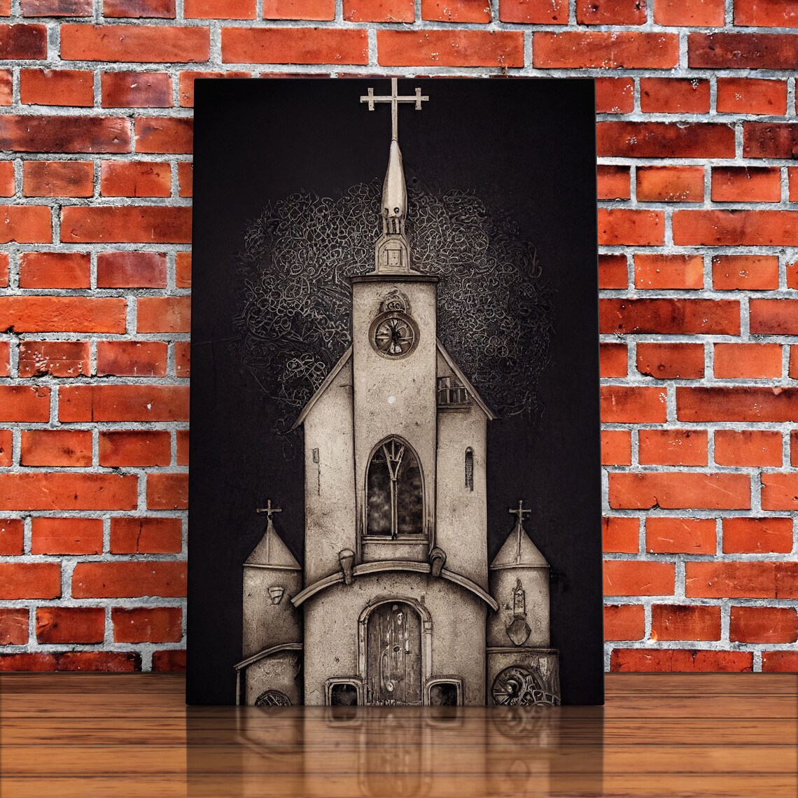 Gothic Church Art Print, Christian Wall Decor - Image 5