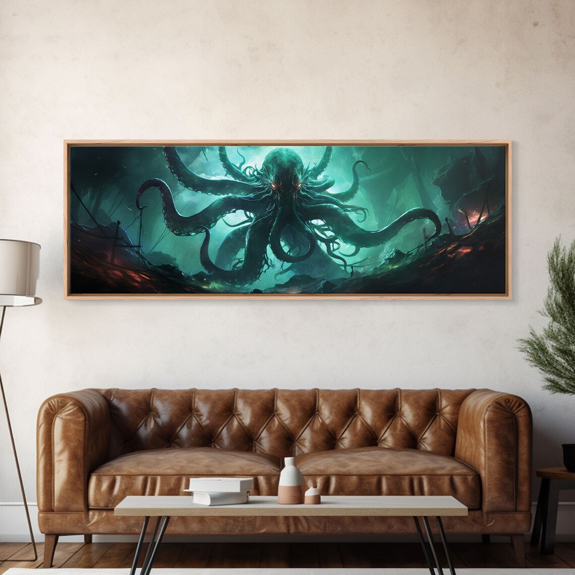 Rise Of Cthulhu Gothic Dark Art Poster Print