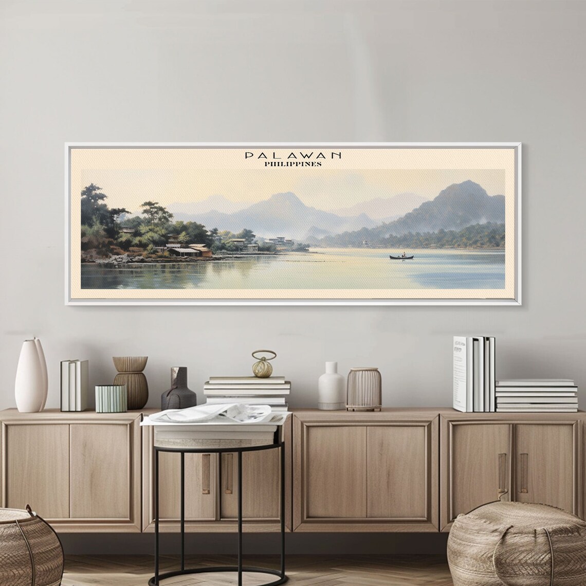 Palawan Travel Poster, Panoramic Wall Art Print - Image 3