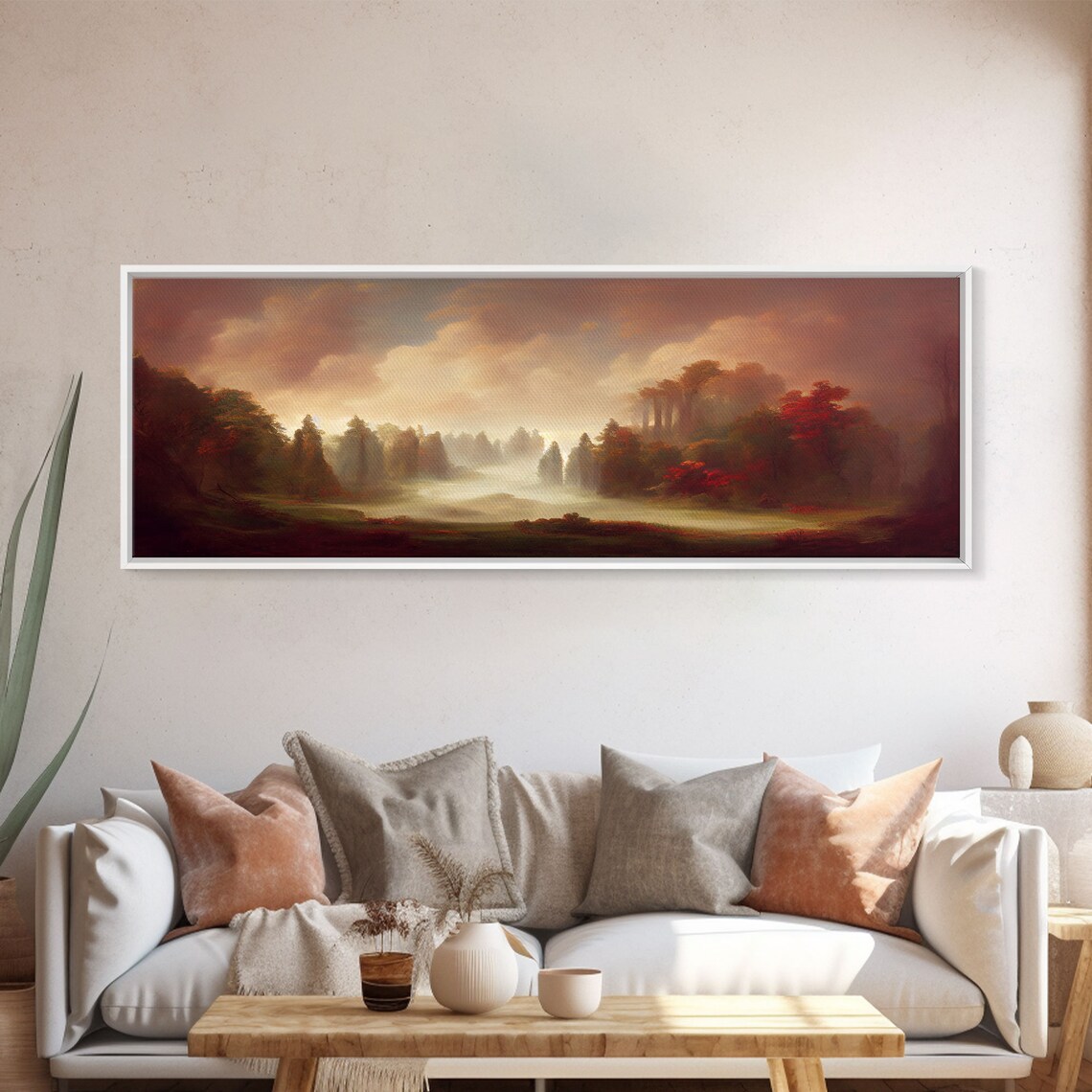 Hazy Forest Fantasy Art Print, High Fantasy RPG