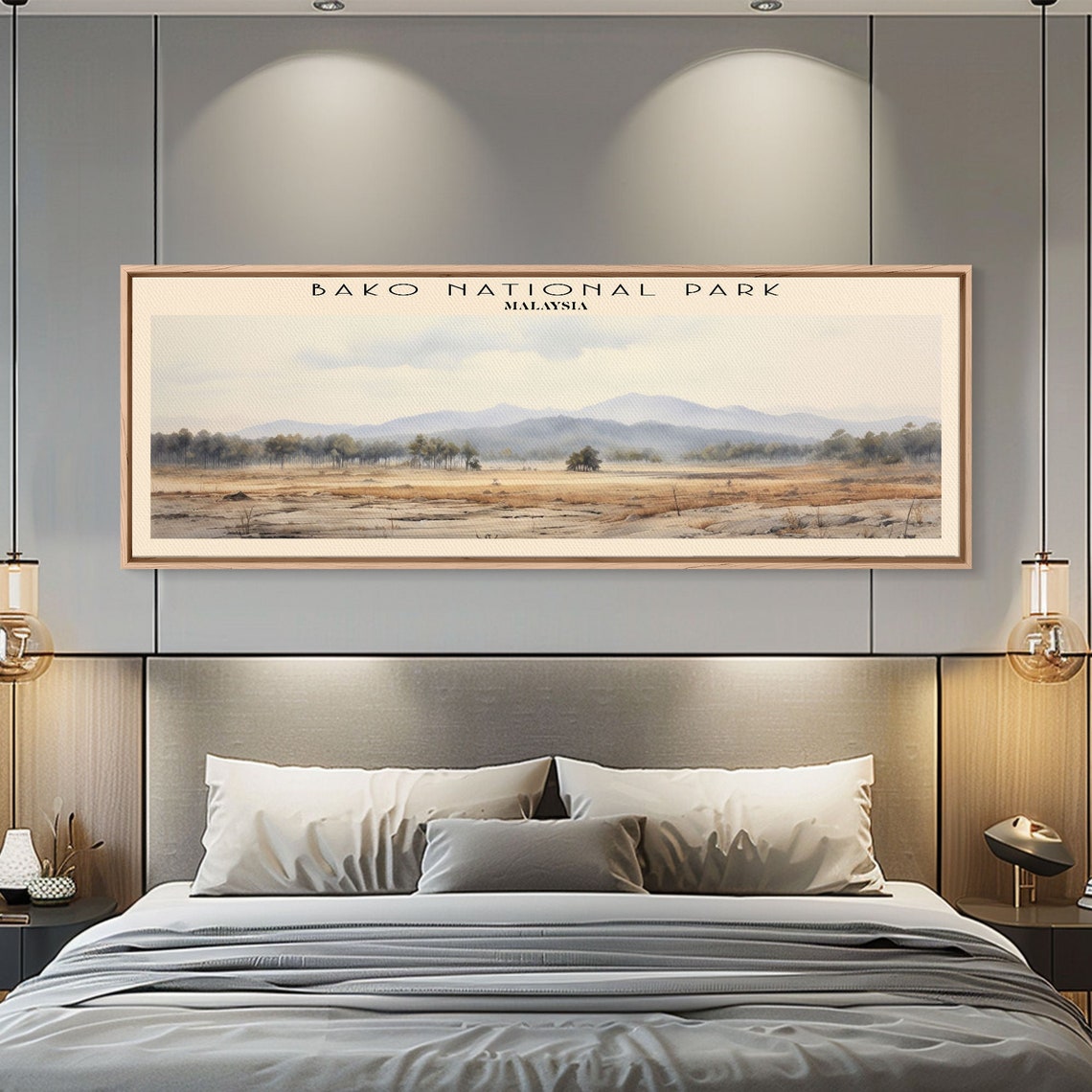 Bako National Park Travel Poster Print Framed Wall Art Metal Wall Art Malaysia Art Gift For Him Travel Wall Art Travel Lover Gift