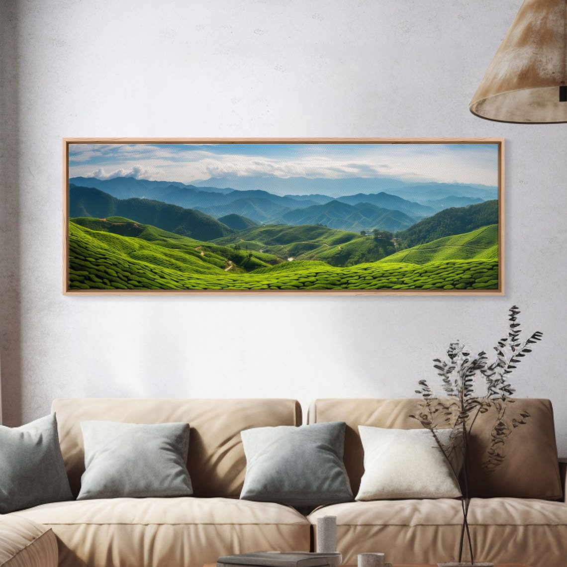 Cameron Highlands Malaysia Tea Plantation Green Hills Photo Print - Image 4
