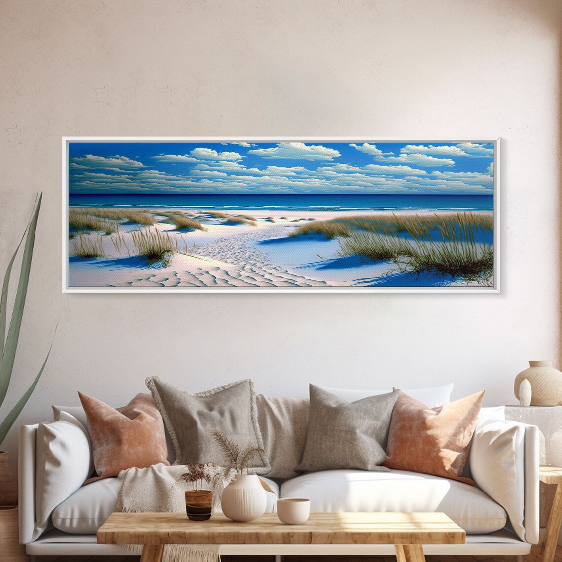 Beach Sunset Coastal Art Print, Living Room Decor - Image 5