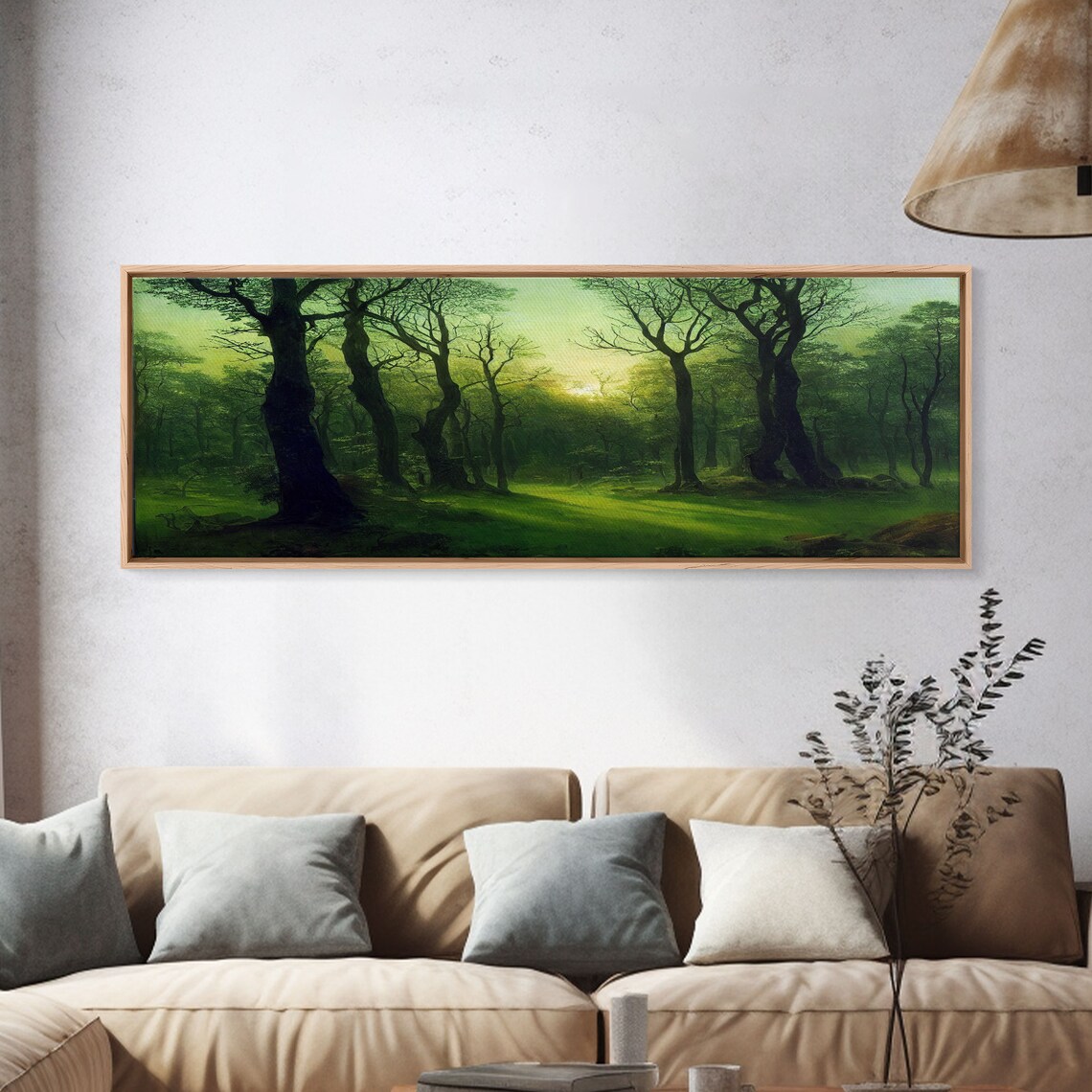 Fantasy Forest Art Print, Nature Landscape Poster - Image 3