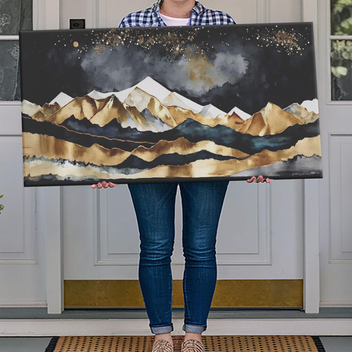 Monarch Mountain Print Framed Wall Art Idaho Mountains Titus Mountain Wilderness Mountain Mountain Landscape Art - Image 4