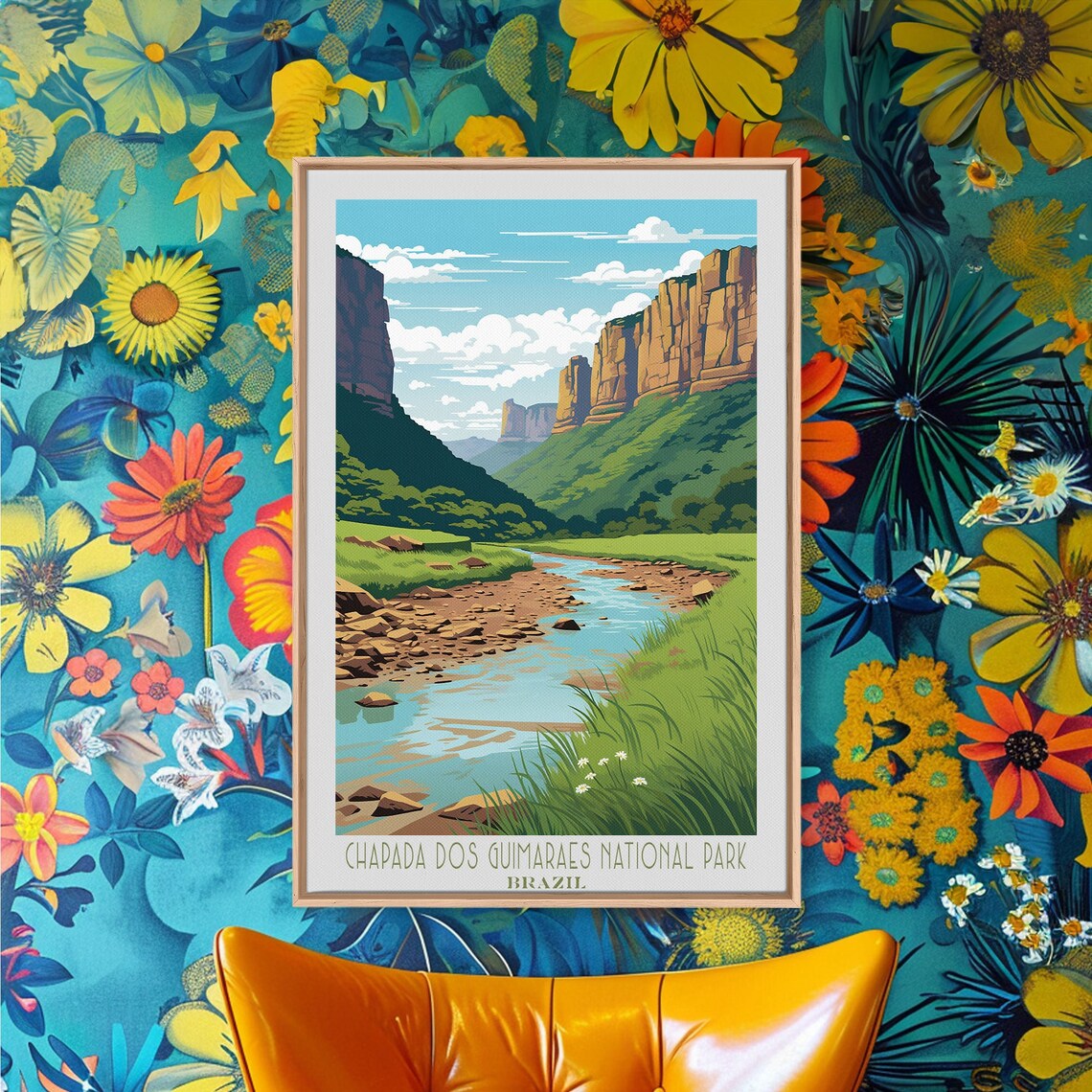 Chapada dos Guimaraes National Park Brazil Canyon River View Poster - Image 6