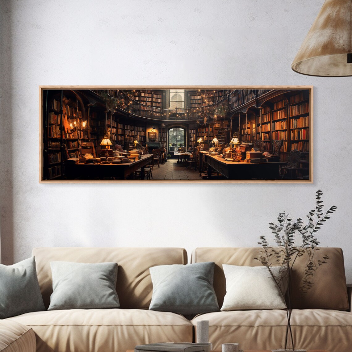 Paris Book Shop, Victorian Oil Painting Poster - Image 4