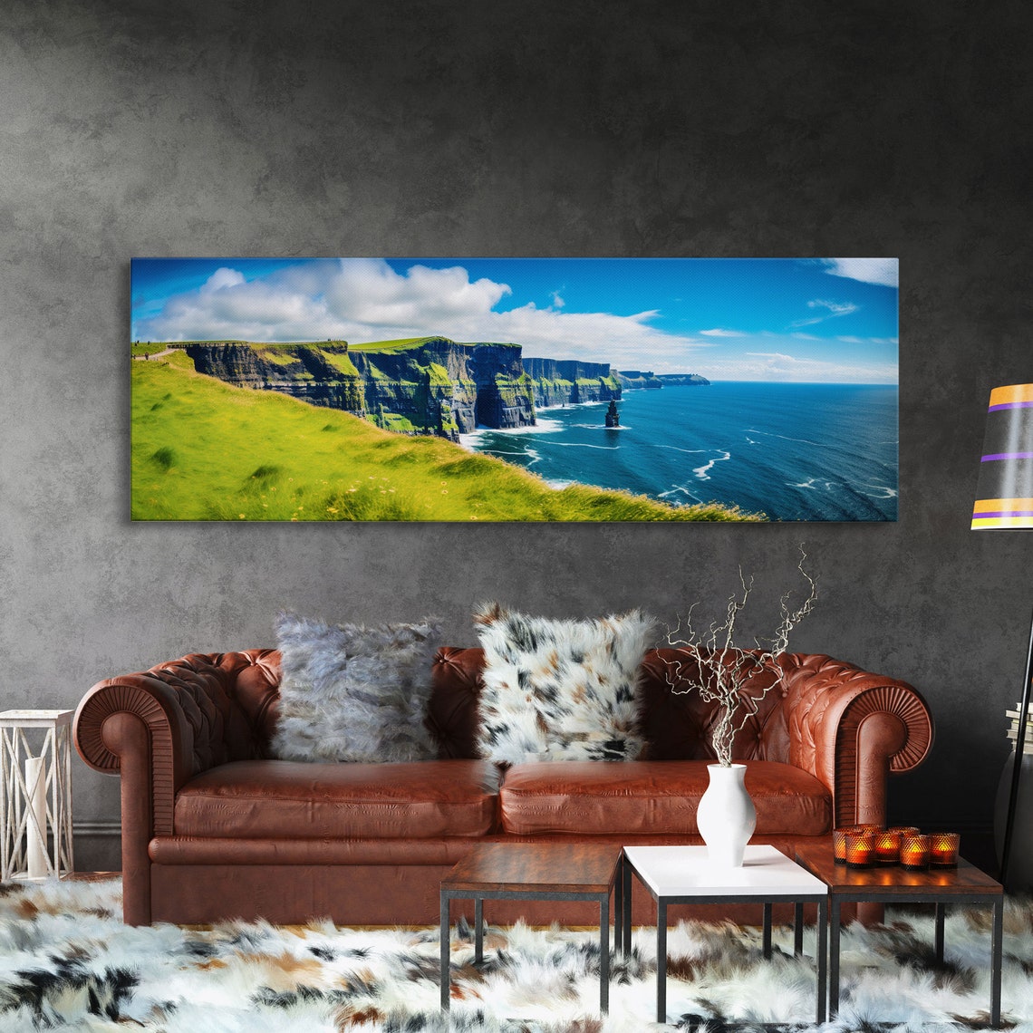 Cliffs Of Moher Ireland Emerald Coast Sea Cliffs Panoramic Photo Print - Image 3