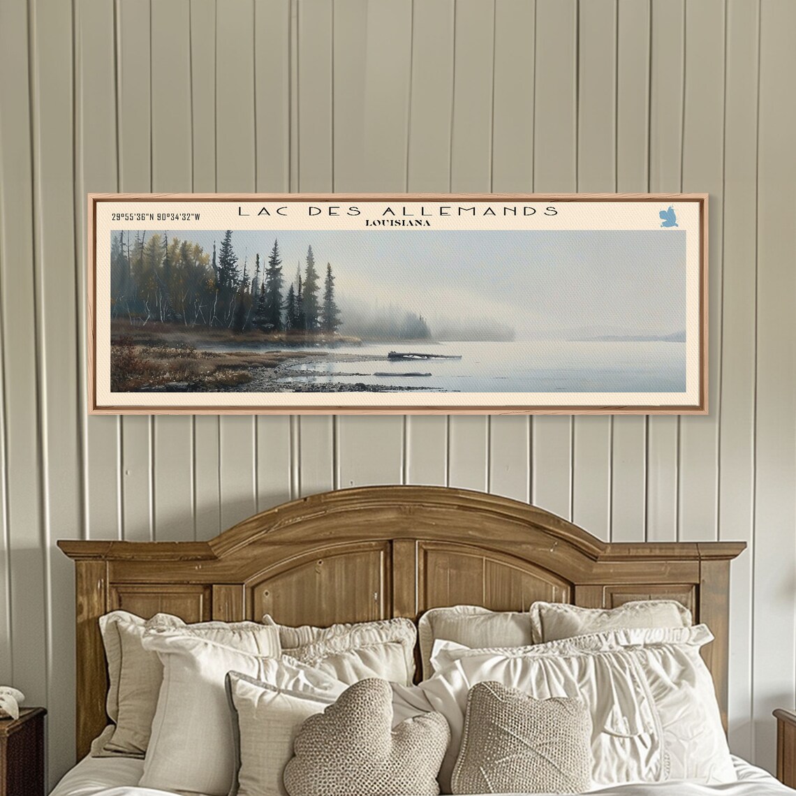 Lac Des Allemands Louisiana Misty Cypress Trees Foggy Water Poster - Image 5