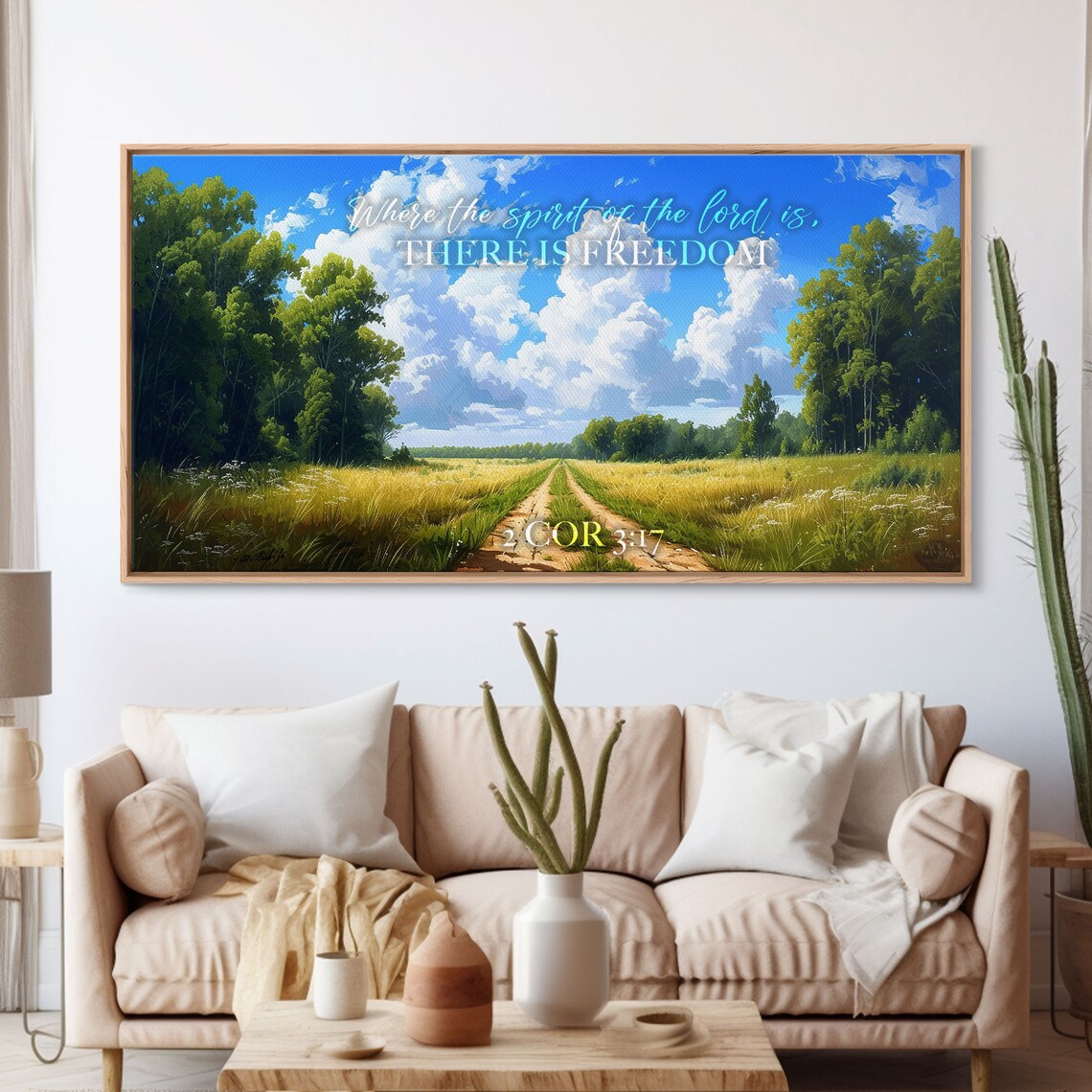 2 Corinthians 3:17 Scripture Wall Art, Inspirational - Image 3