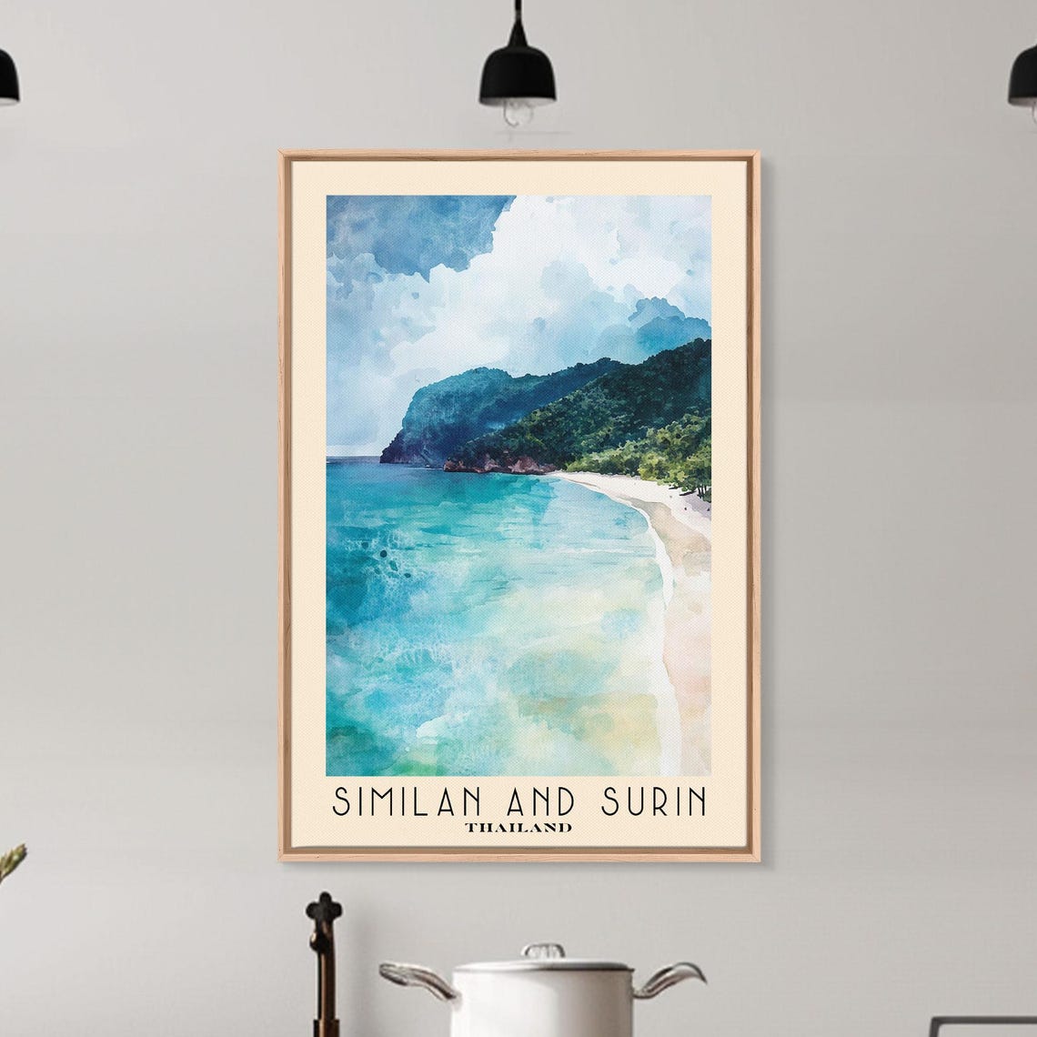 Similan And Surin Thailand Turquoise Bay White Sand Headland Poster - Image 5