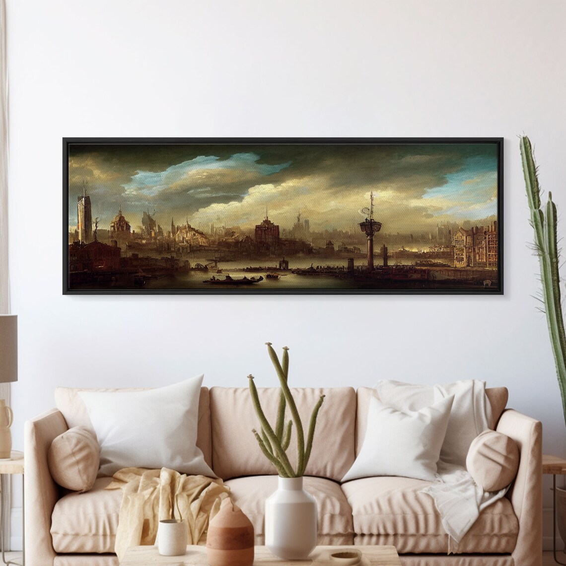 Steampunk Victorian Cityscape, Poster Print - Image 5