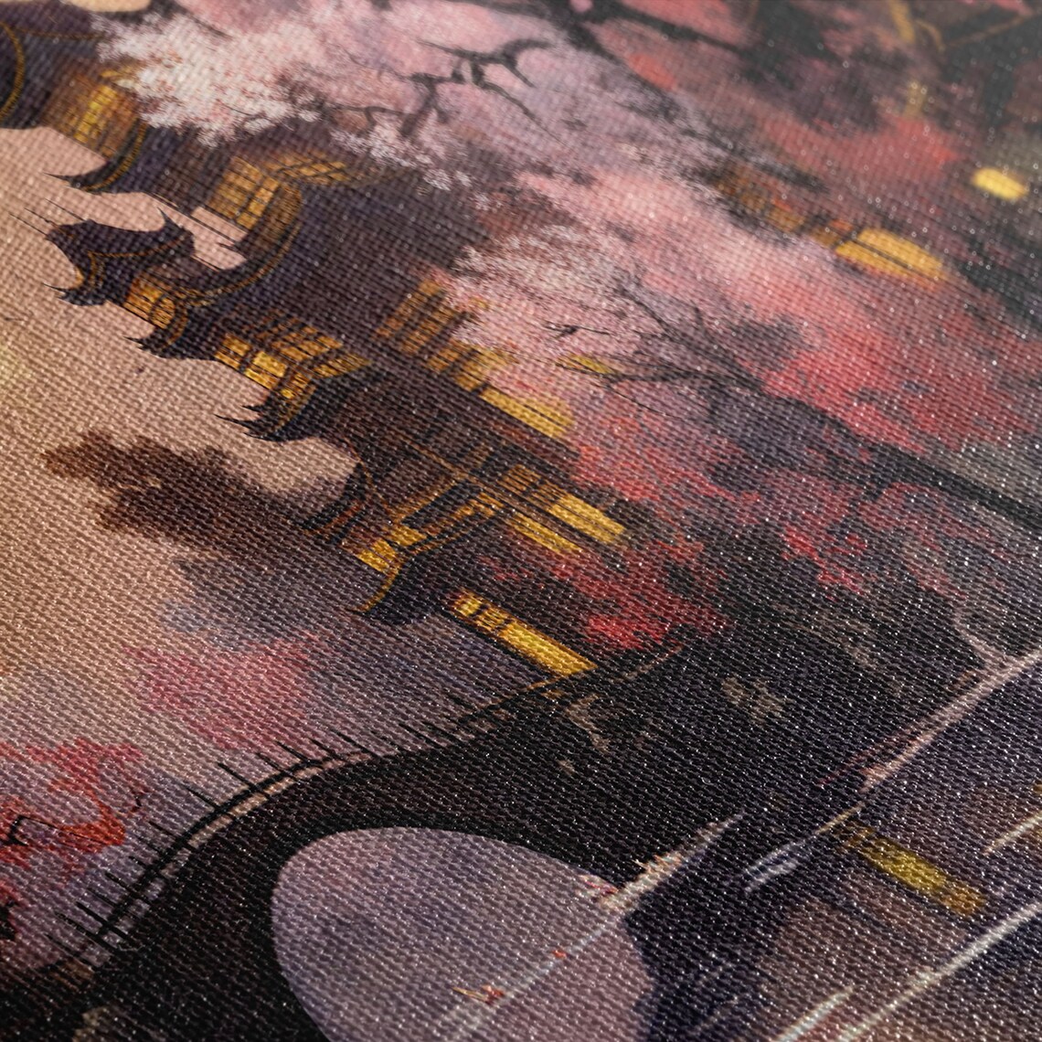 Dawn in Kyoto, Japan Travel Poster, Japanese Style - Image 2