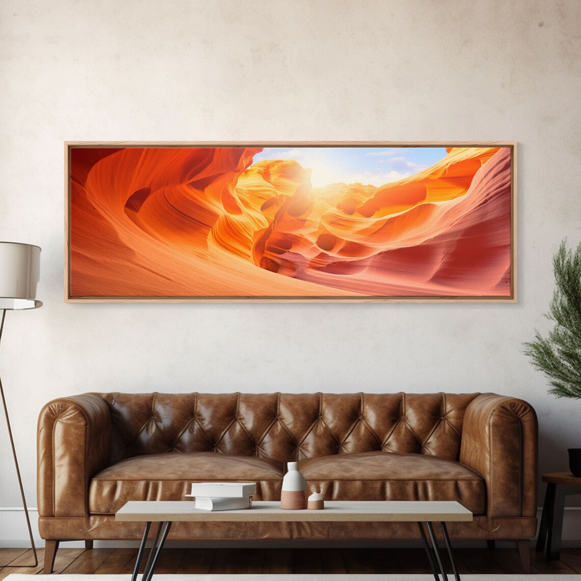 Antelope Canyon Arizona Sunset Landscape Art Print