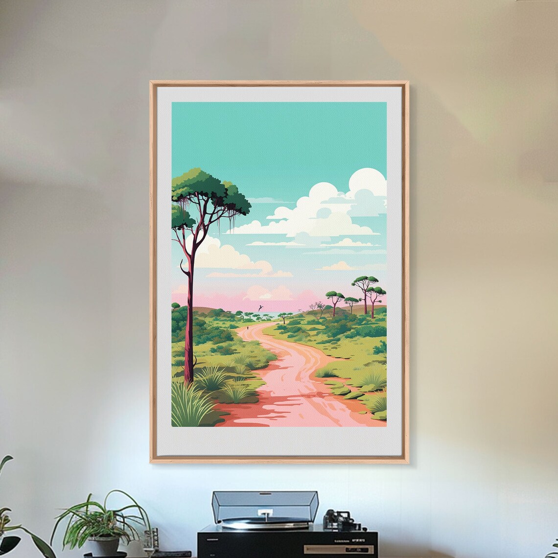Kruger National Park South Africa Bushveld Safari Road View Poster - Image 6