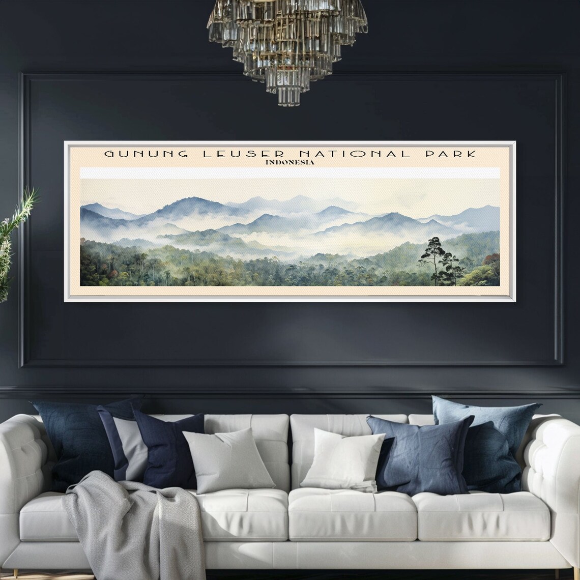 Gunung Leuser National Park Indonesia Misty Mountain Jungle Travel Poster - Image 3
