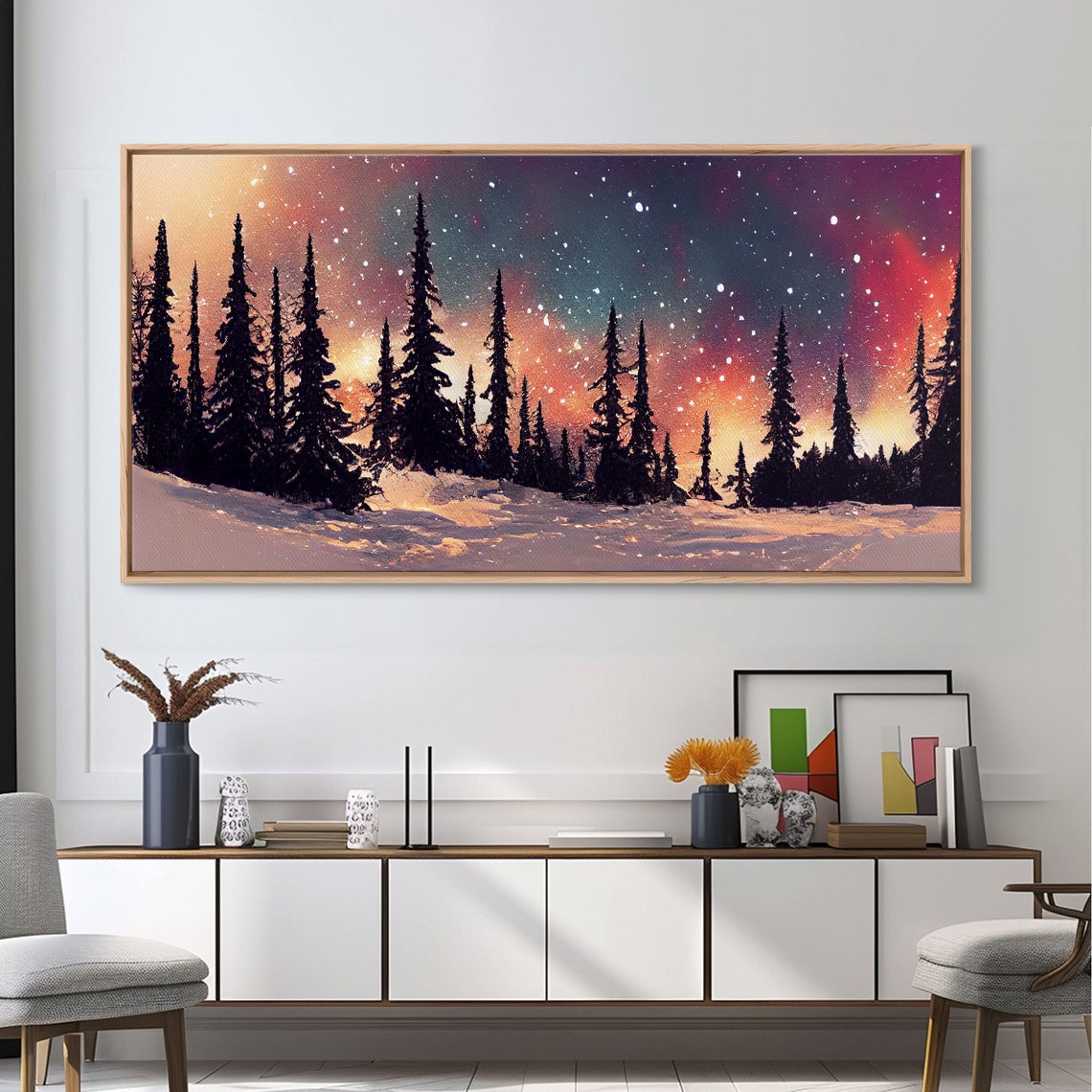 Snowfall In The Forest - Winter Art - Image 4
