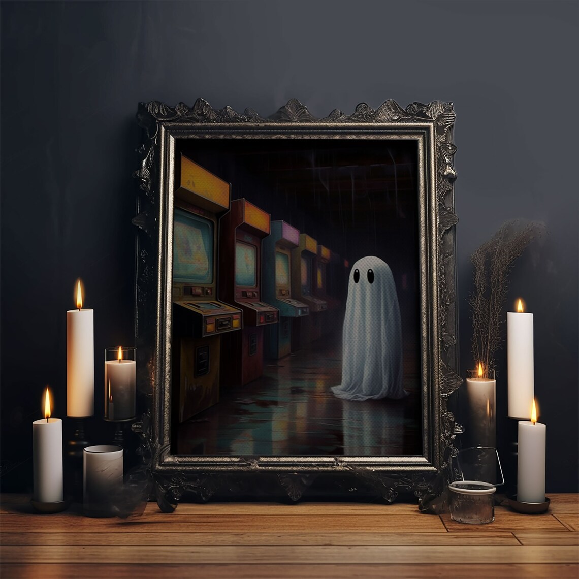 Ghost in an Abandoned Arcade, Dark Academia Poster - Image 5