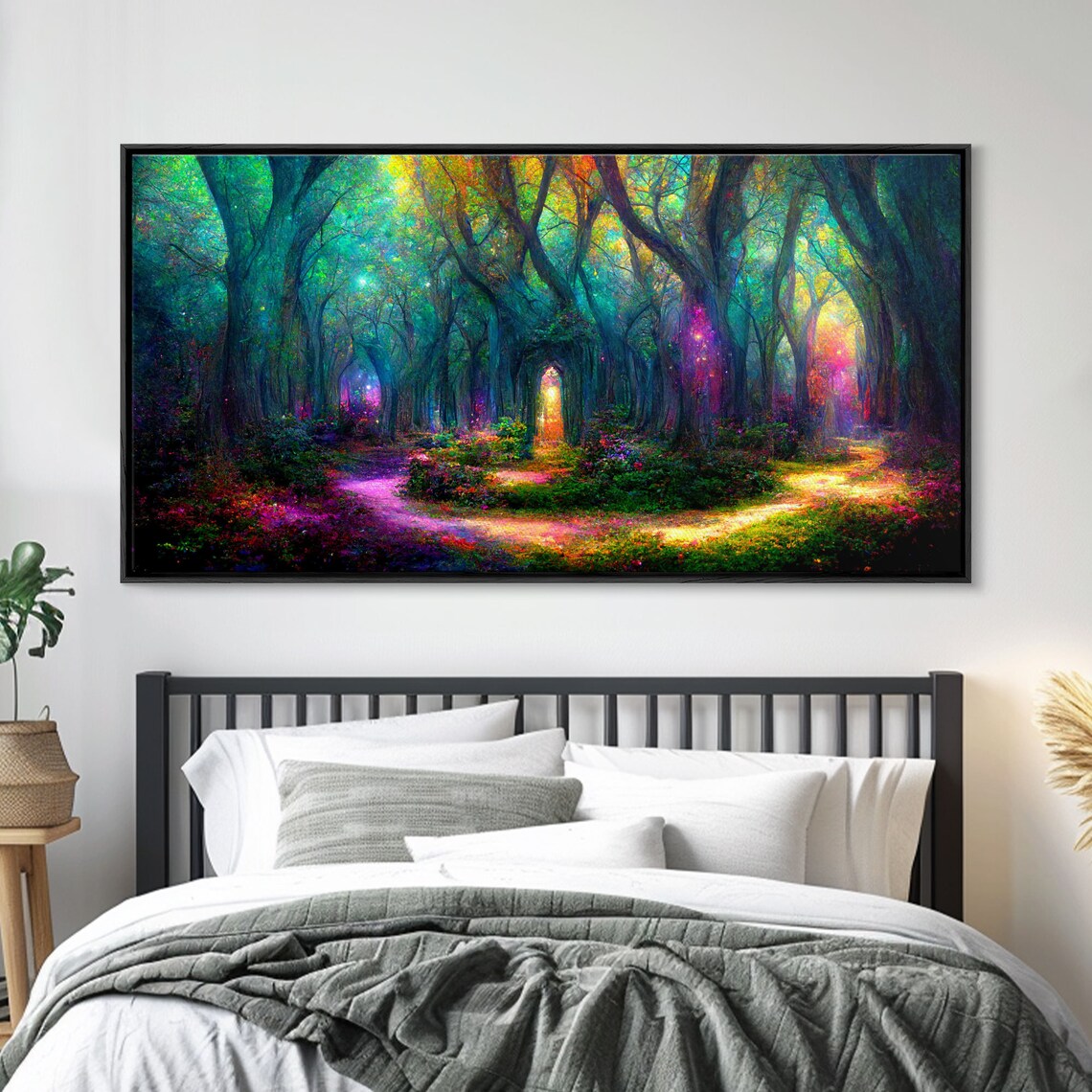 Magical Forest Fantasy Landscape Art Print