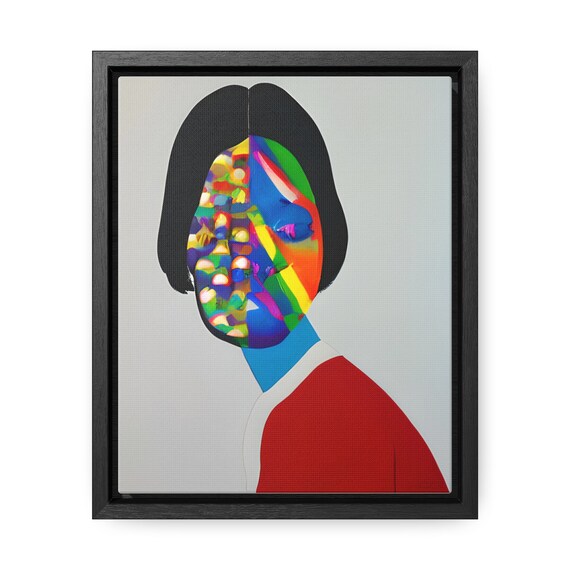 Spellbind Framed Print Abstract Modern Art Dopamine Art Colorful Wall Decor Maximalist Art Radiant Print Retro Decor